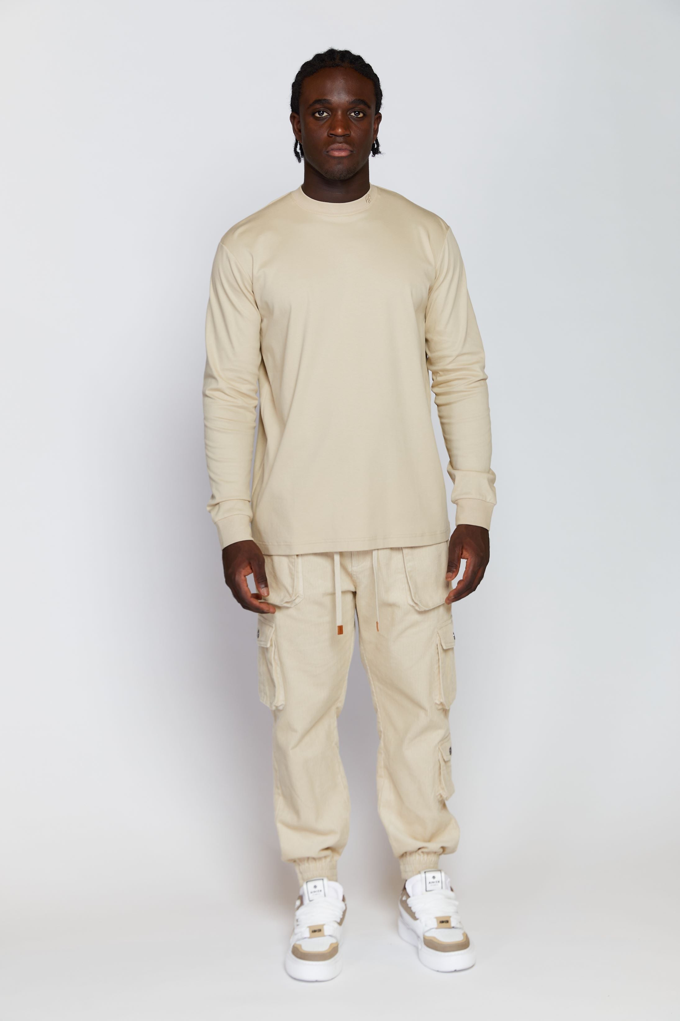 AINKER 005 CREAM LONG T-SHIRT