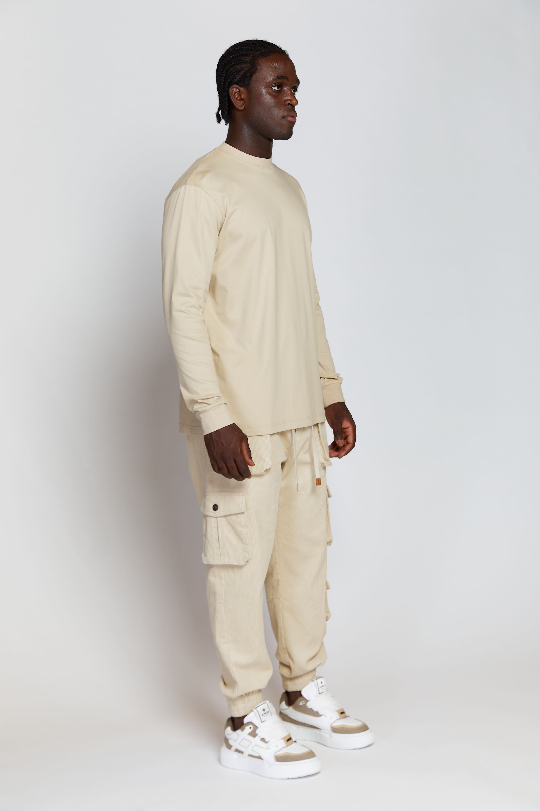 AINKER 005 CREAM LONG T-SHIRT