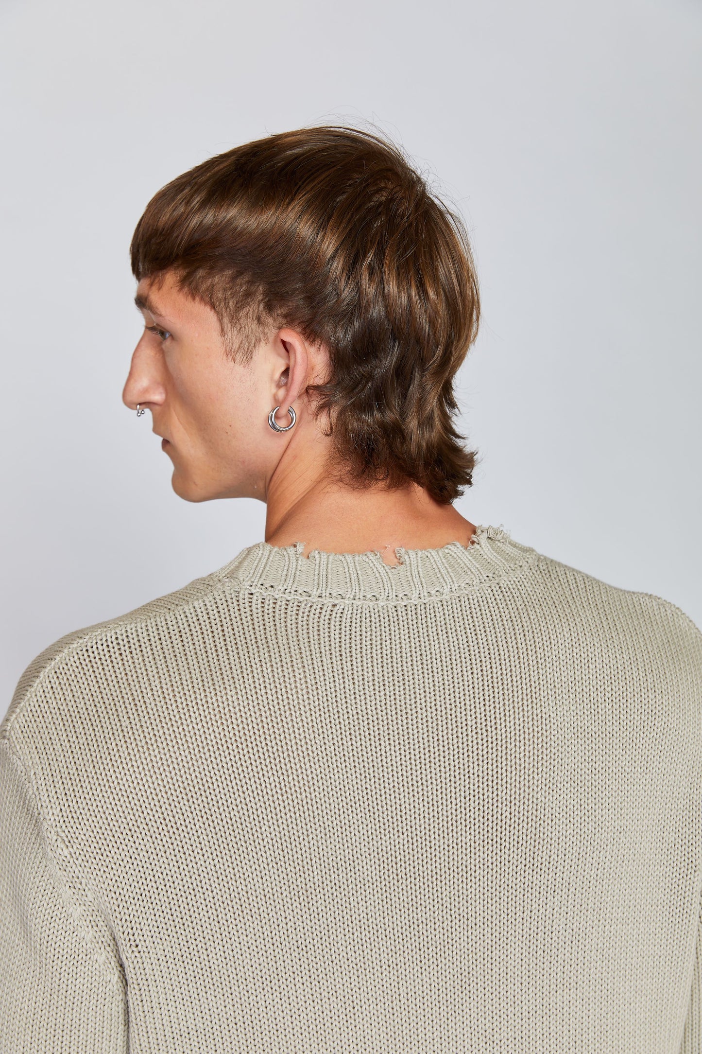 TOP OFF- WHITE KNIT