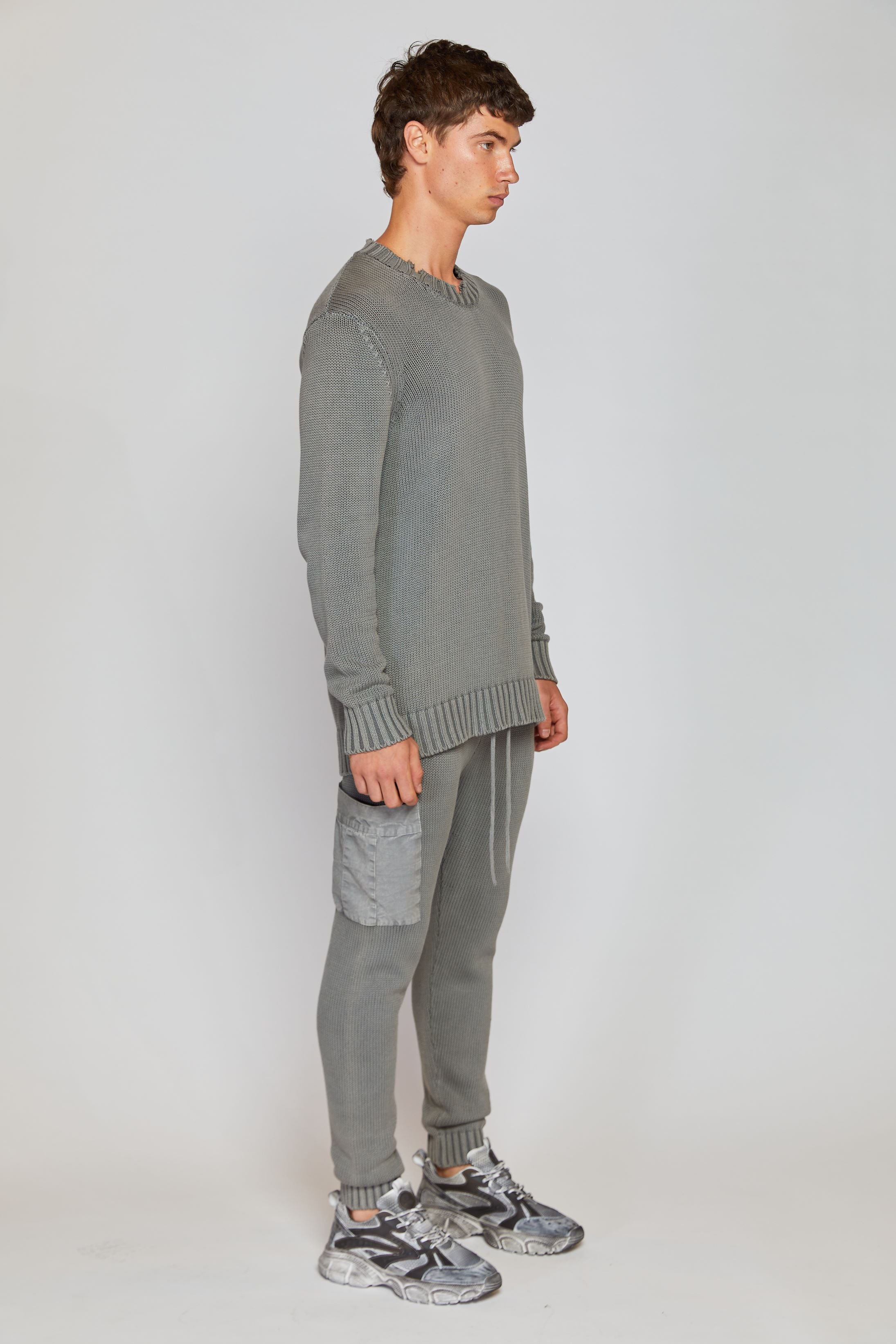 TOP GRAY KNIT