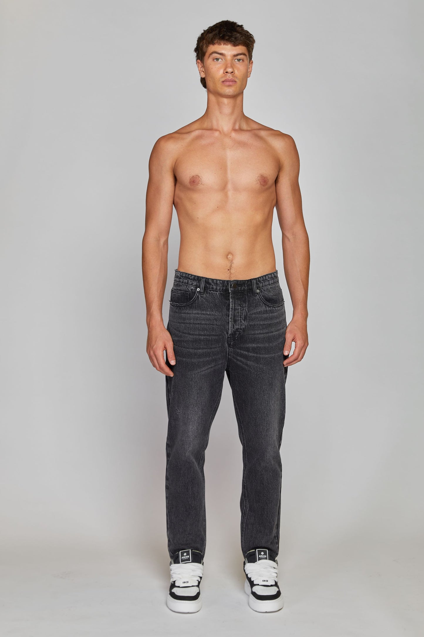 Black Straight Jeans