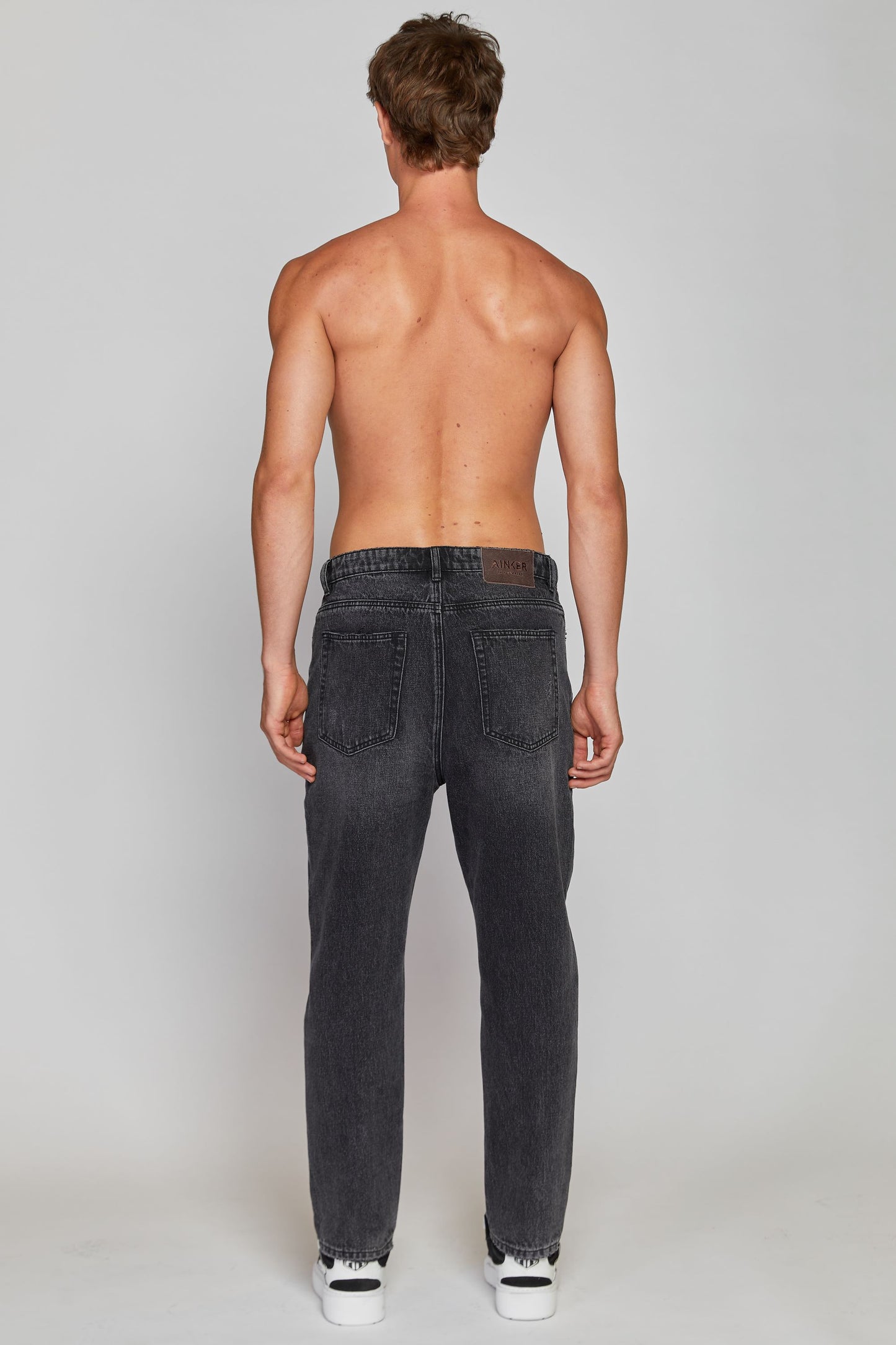 Black Straight Jeans