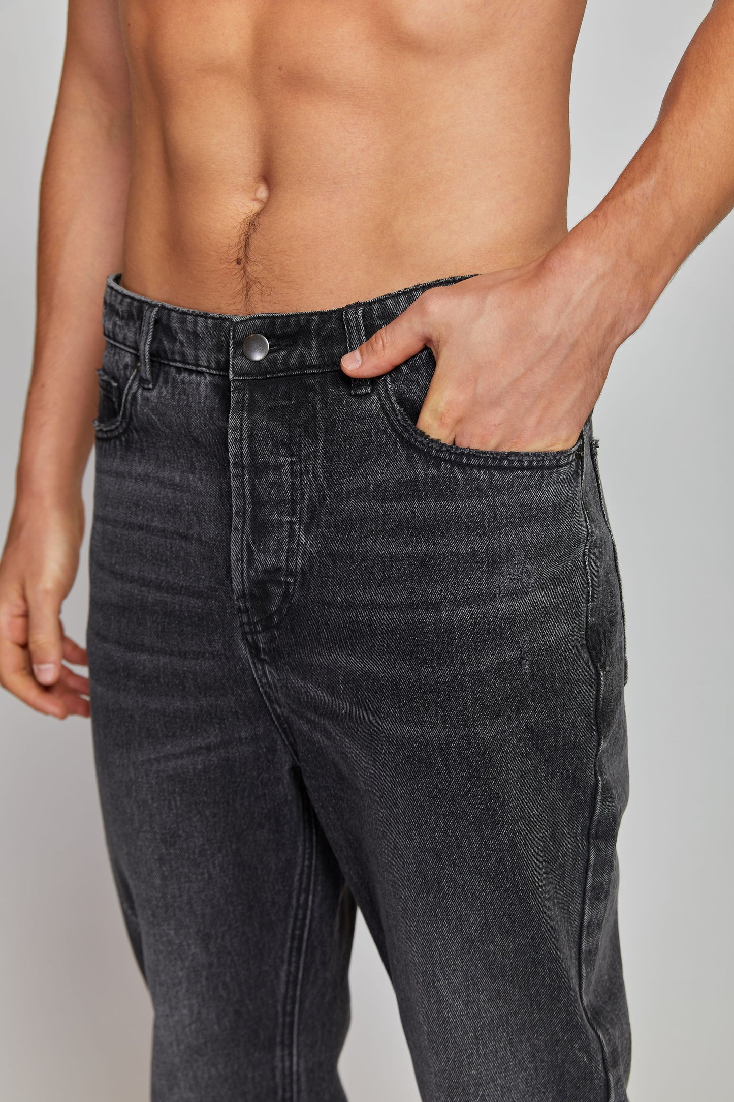 Black Straight Jeans