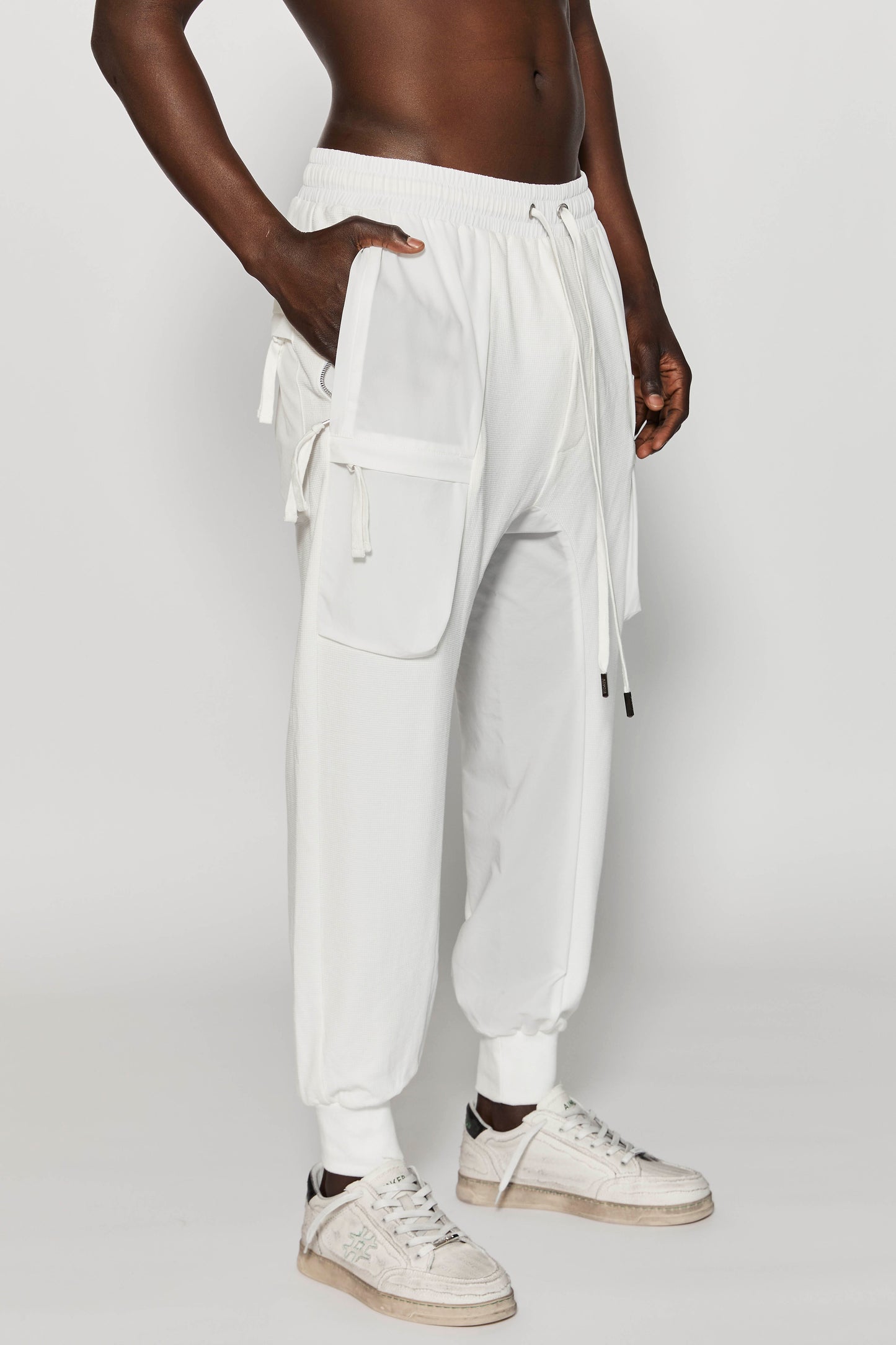 Cargo 168 White Pants