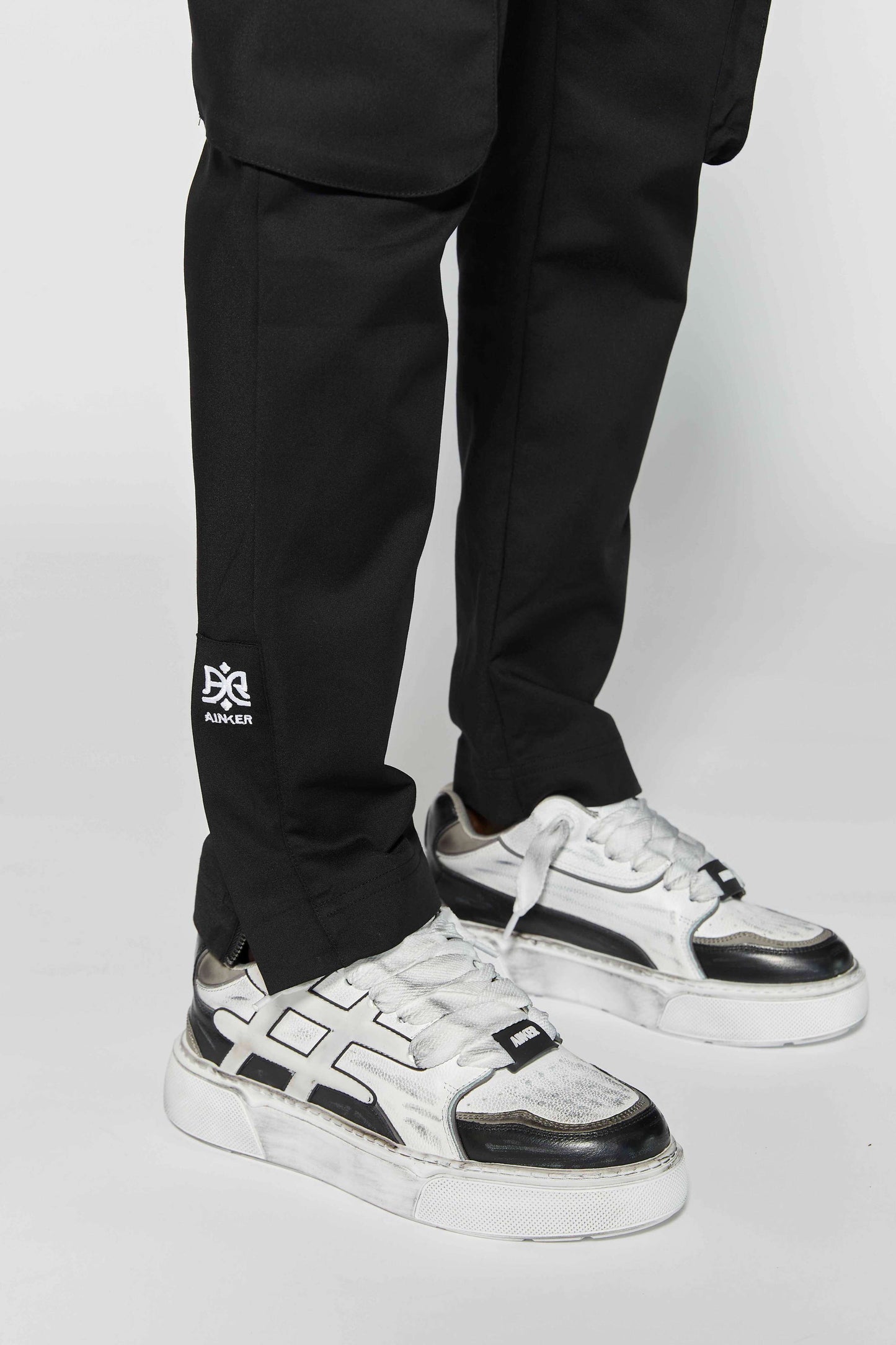 Backdoor Vintage Black White