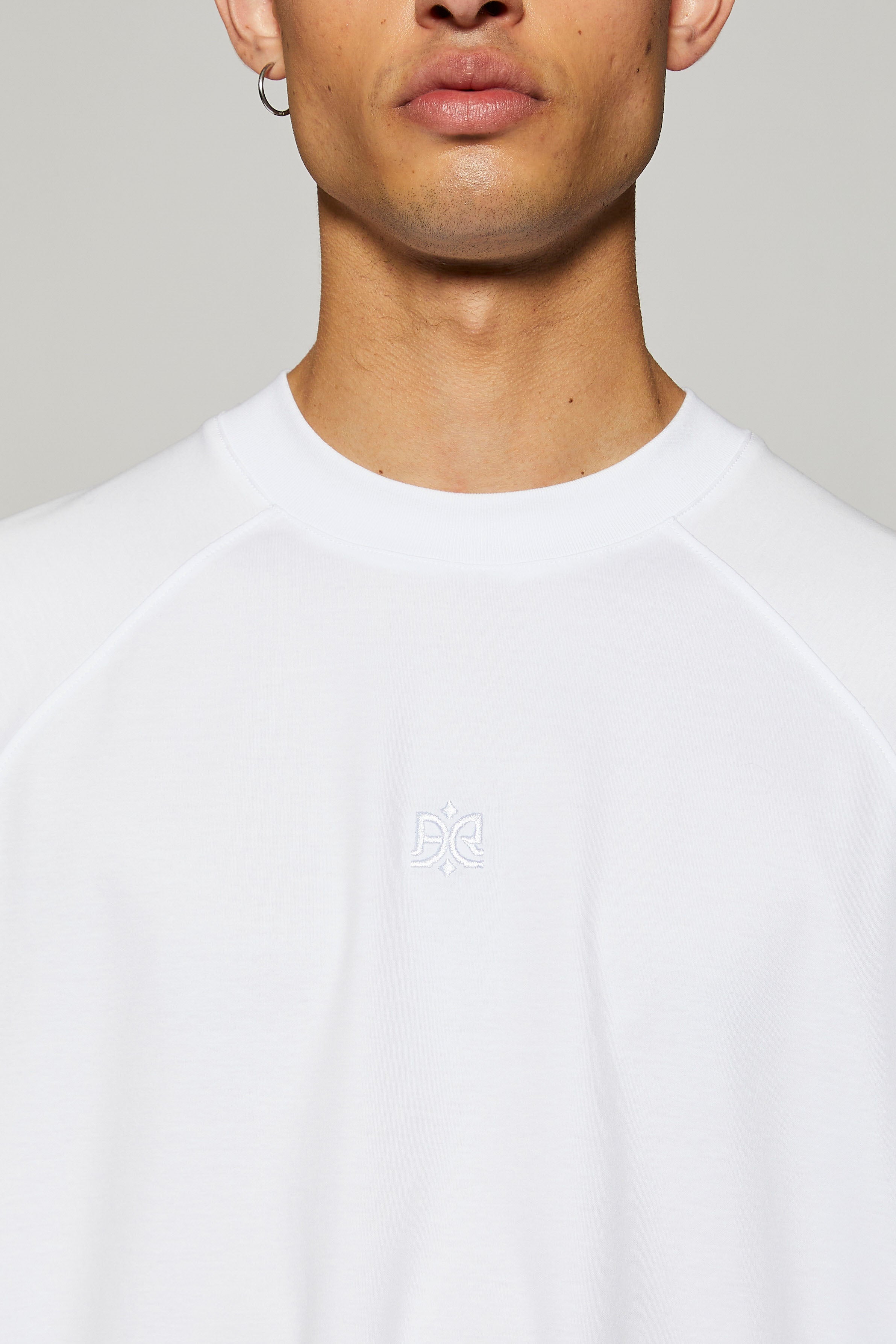 Raglan 249 White T-Shirt