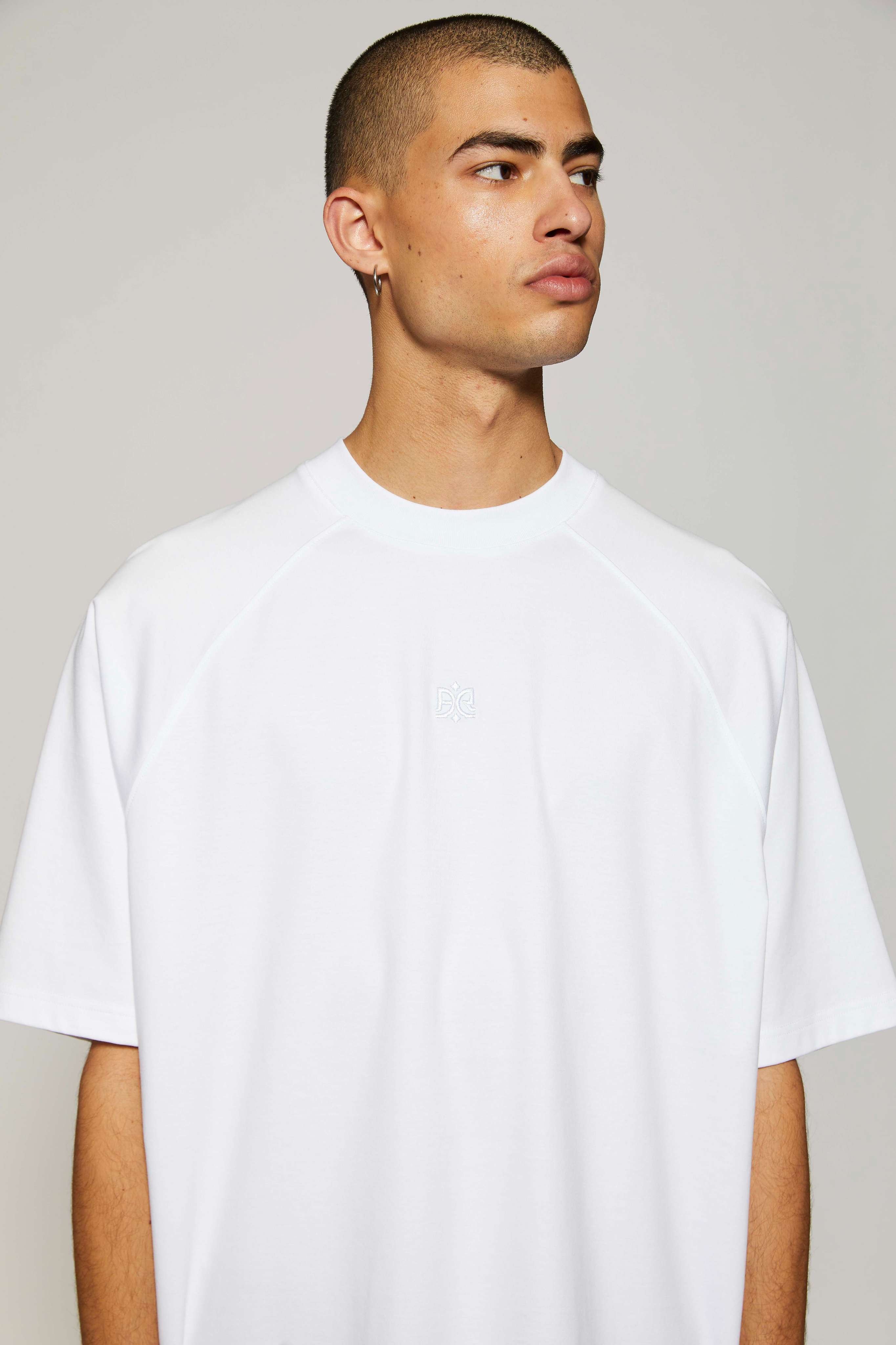 Raglan 249 White T-Shirt