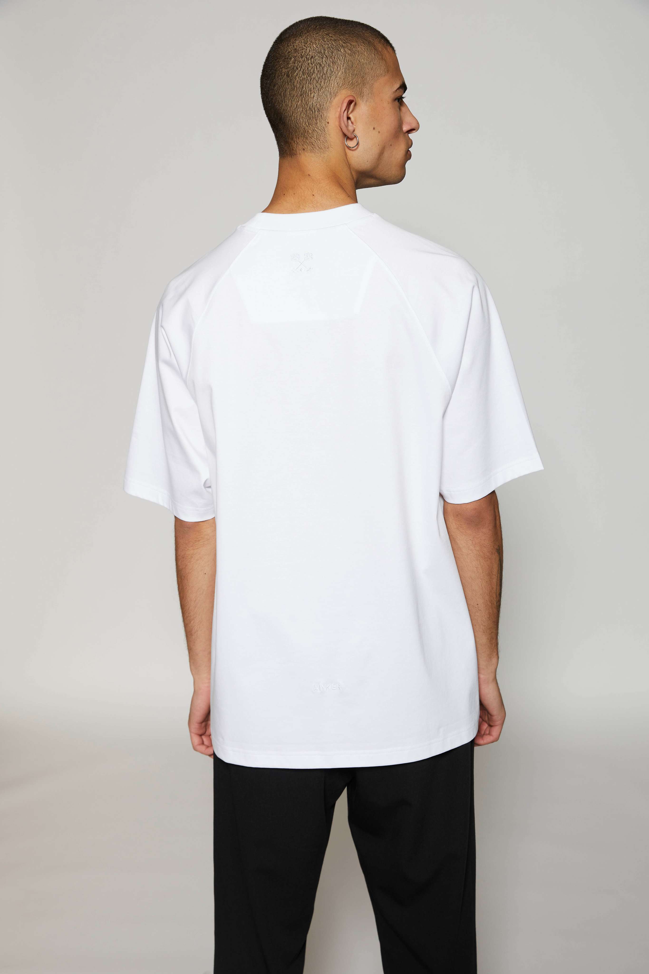 Raglan 249 White T-Shirt