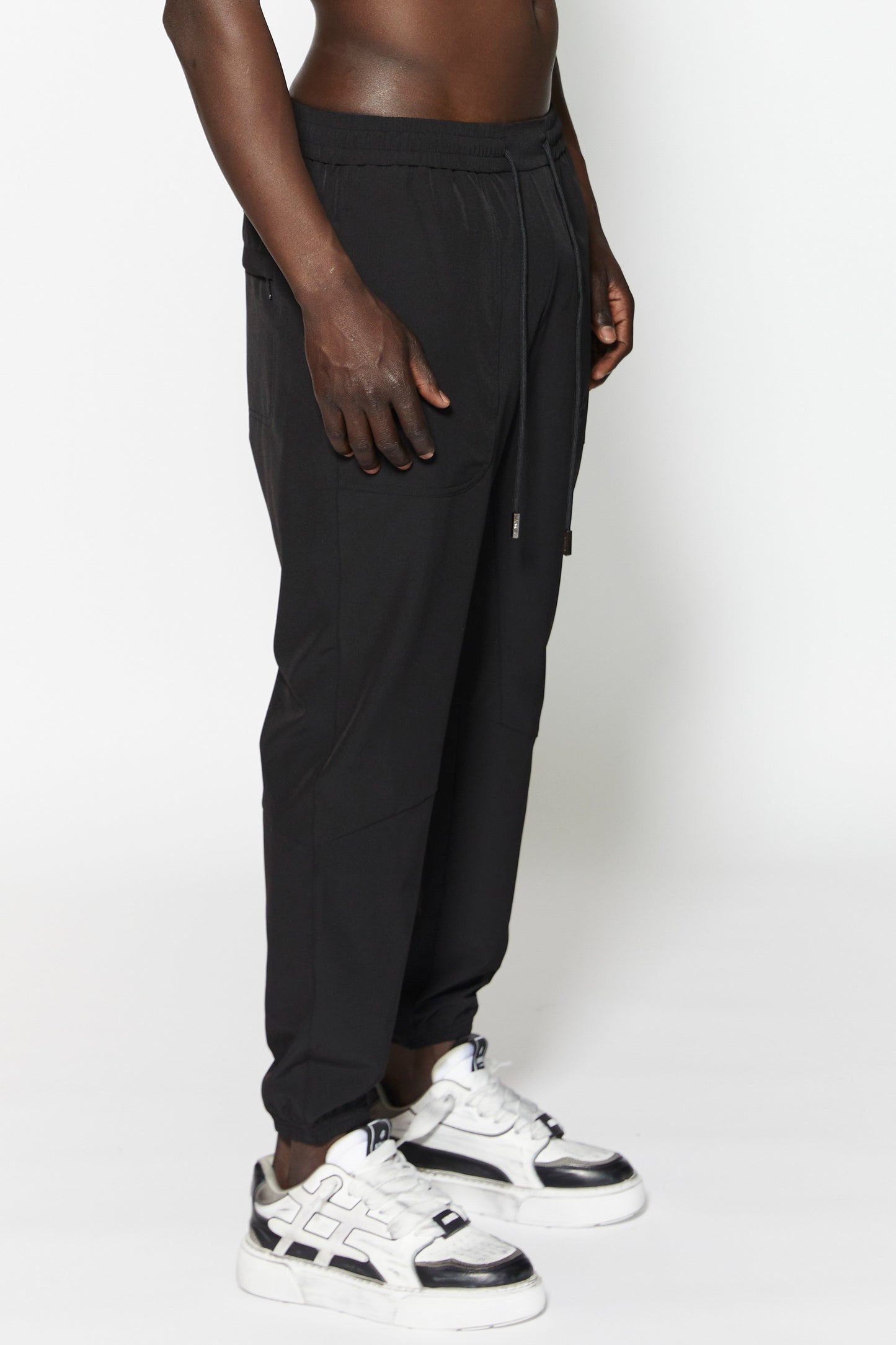 Backdoor Vintage Black White