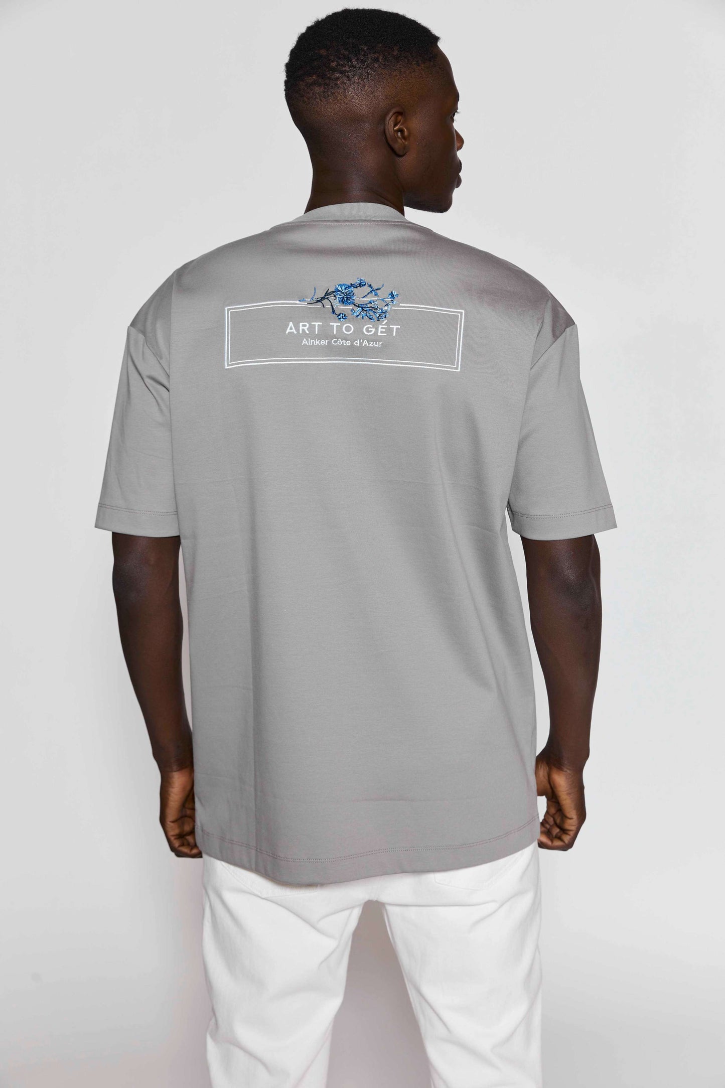 Cote d' Azur Gray T-Shirt