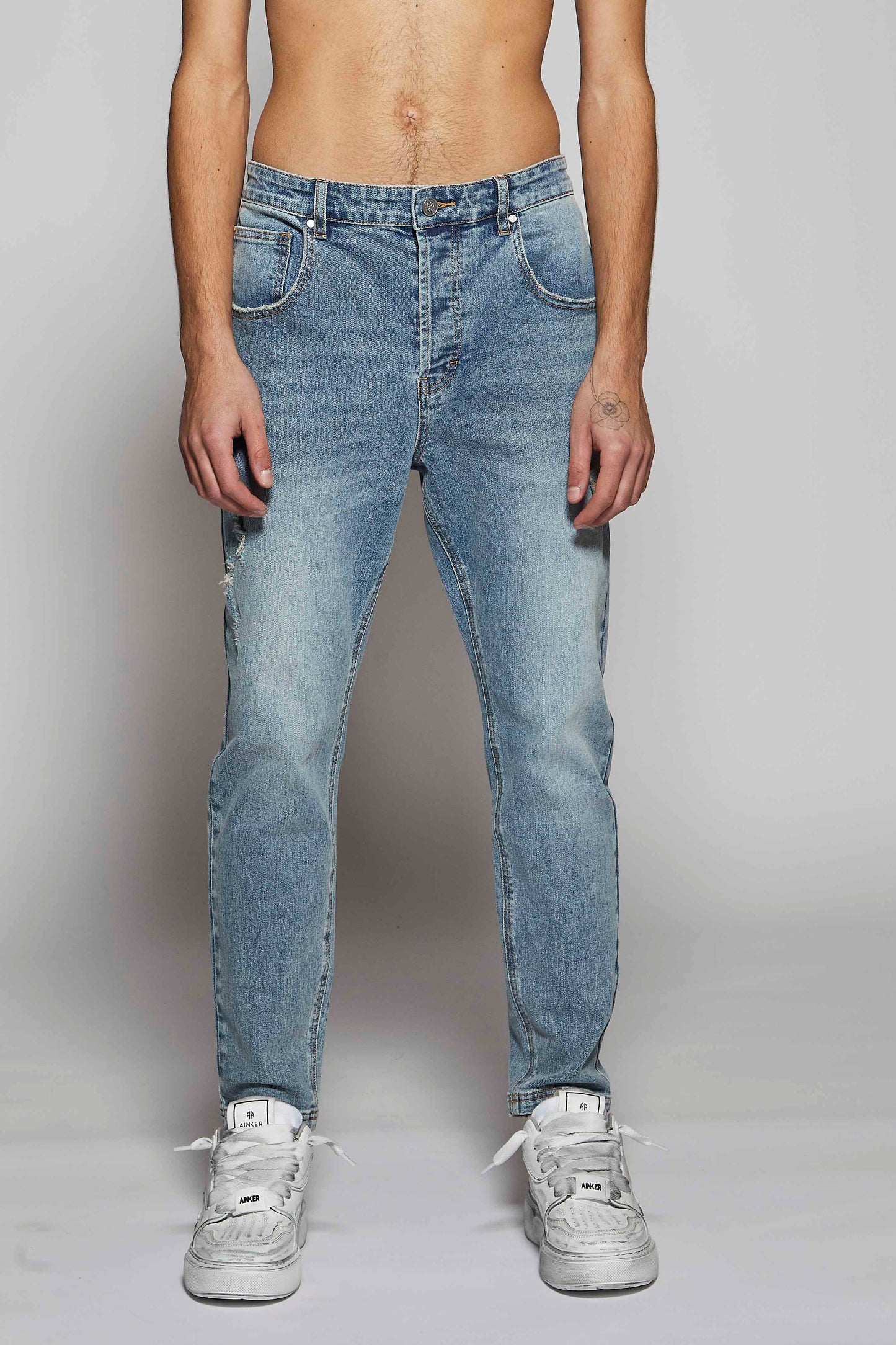 Burton Blue 381 Slim Fit Jeans