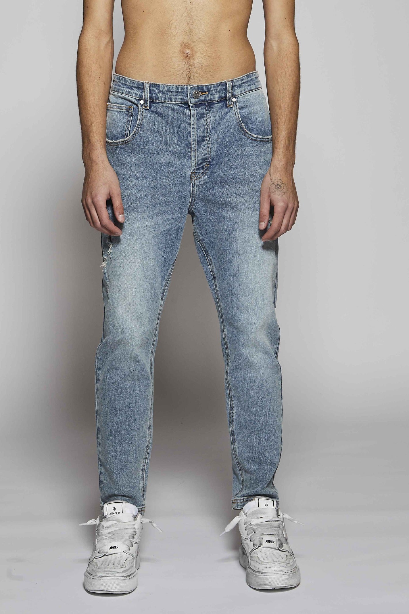 Burton Blue 381 Slim Fit Jeans