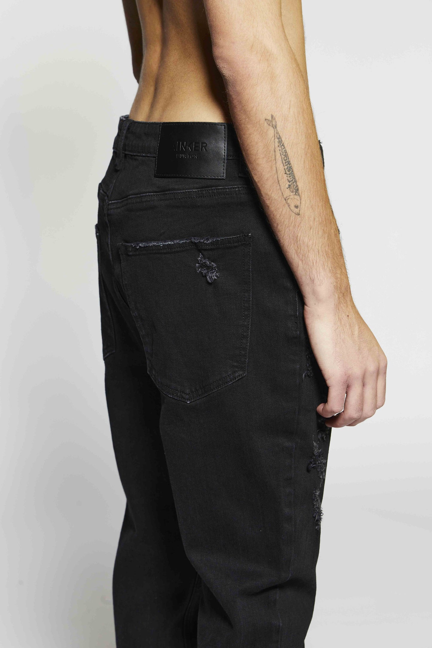 Burton Black 381 Slim Fit Jeans