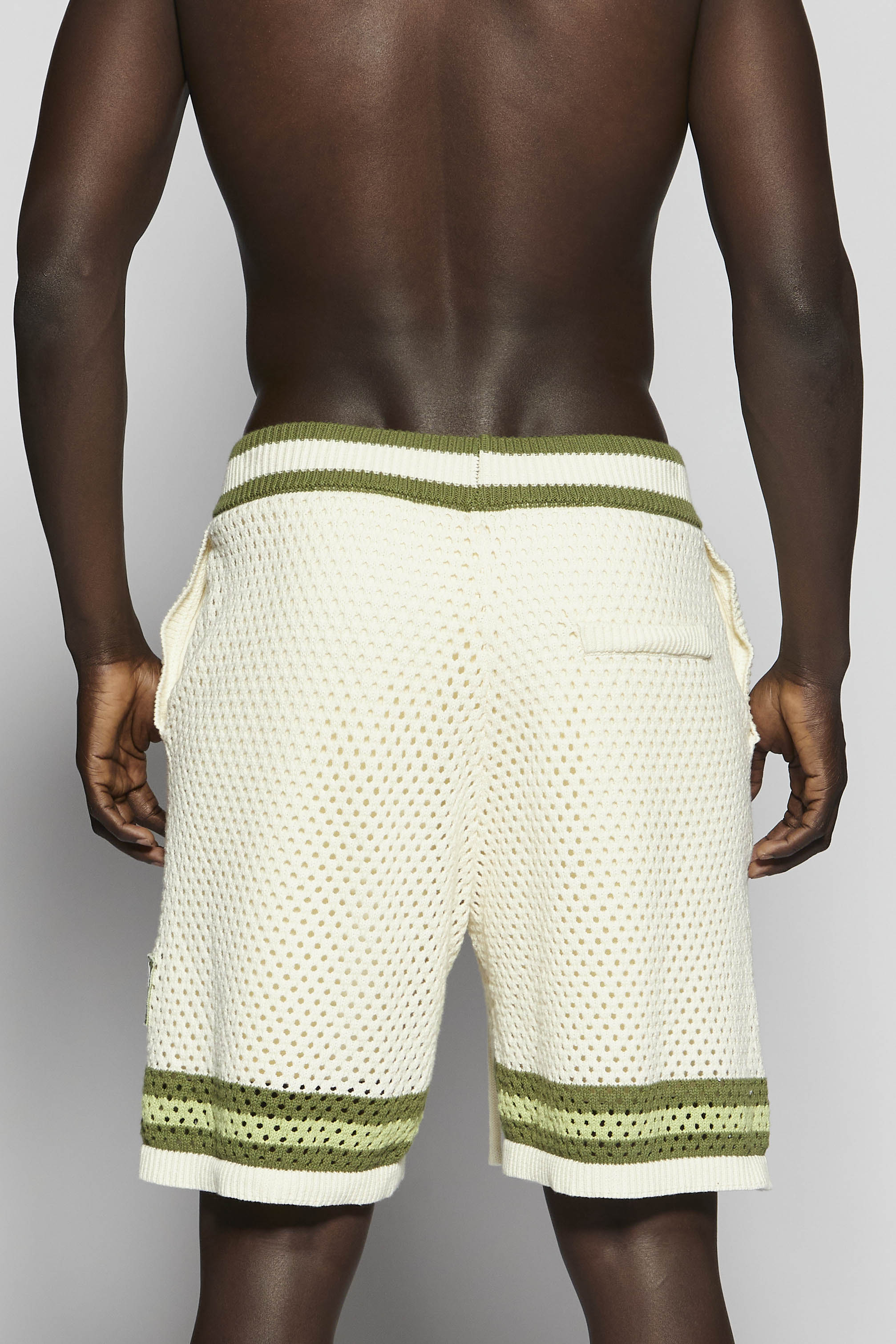 Green Mesh Short Pant