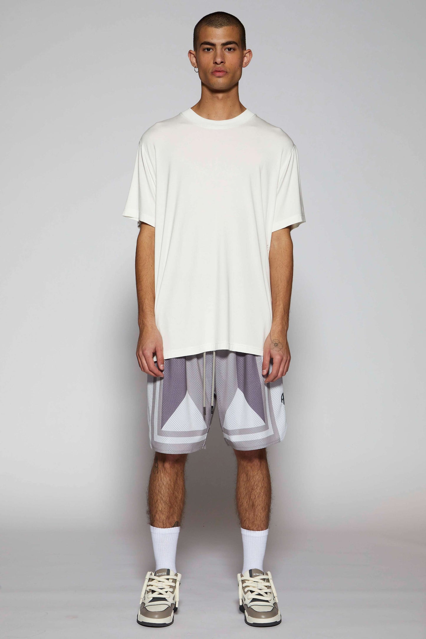 Stripe BB 273 Gray Short Pant