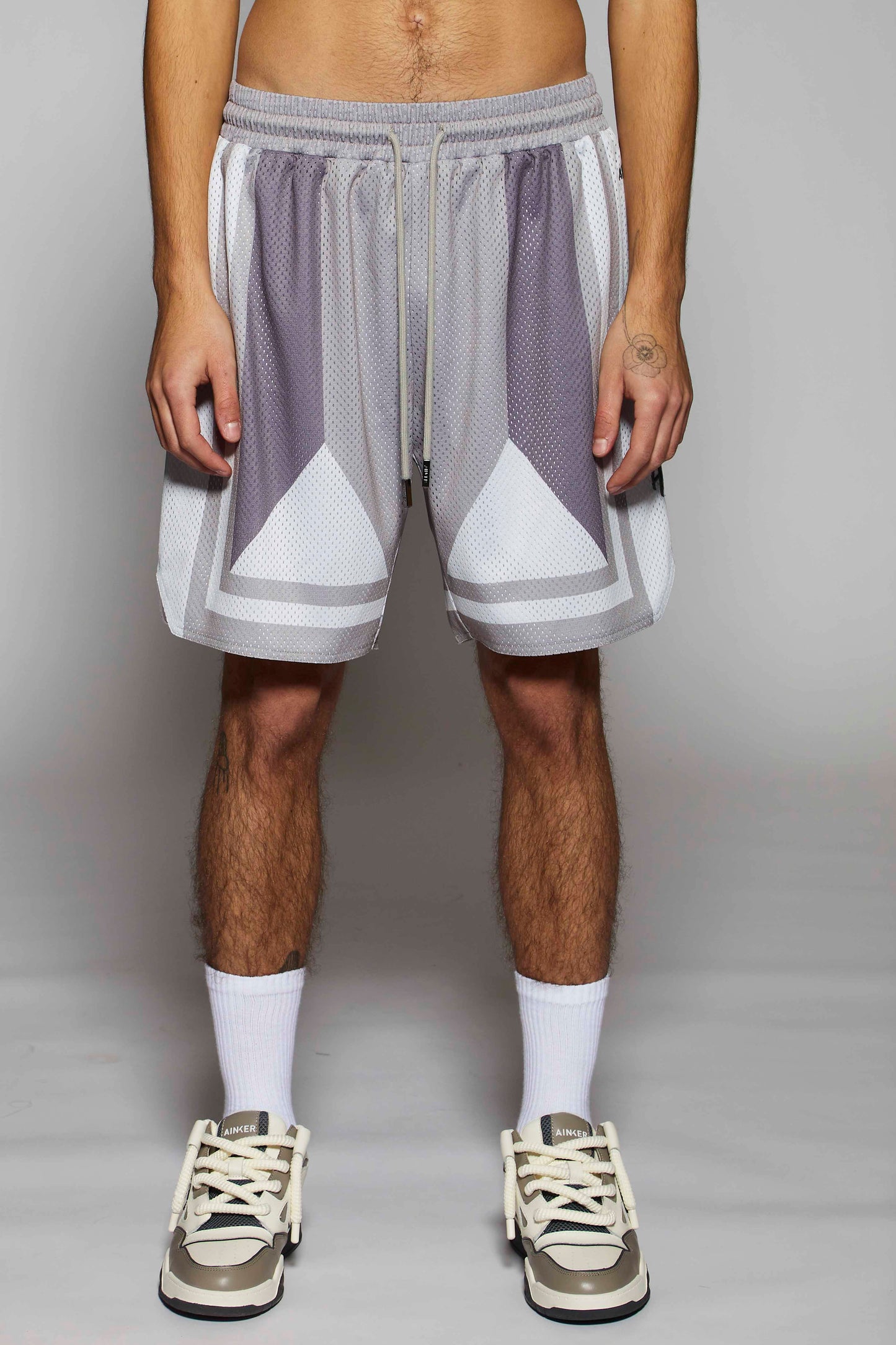 Stripe BB 273 Gray Short Pant