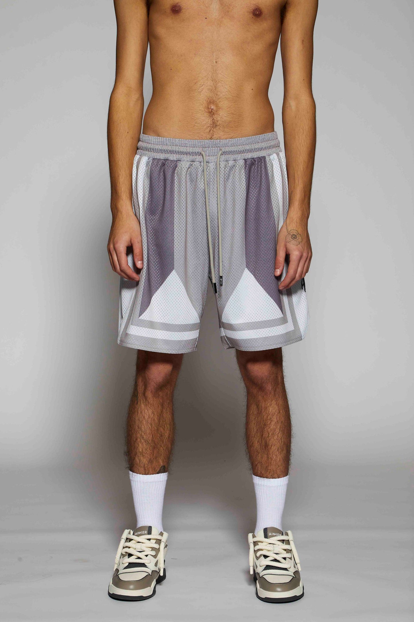 Stripe BB 273 Gray Short Pant