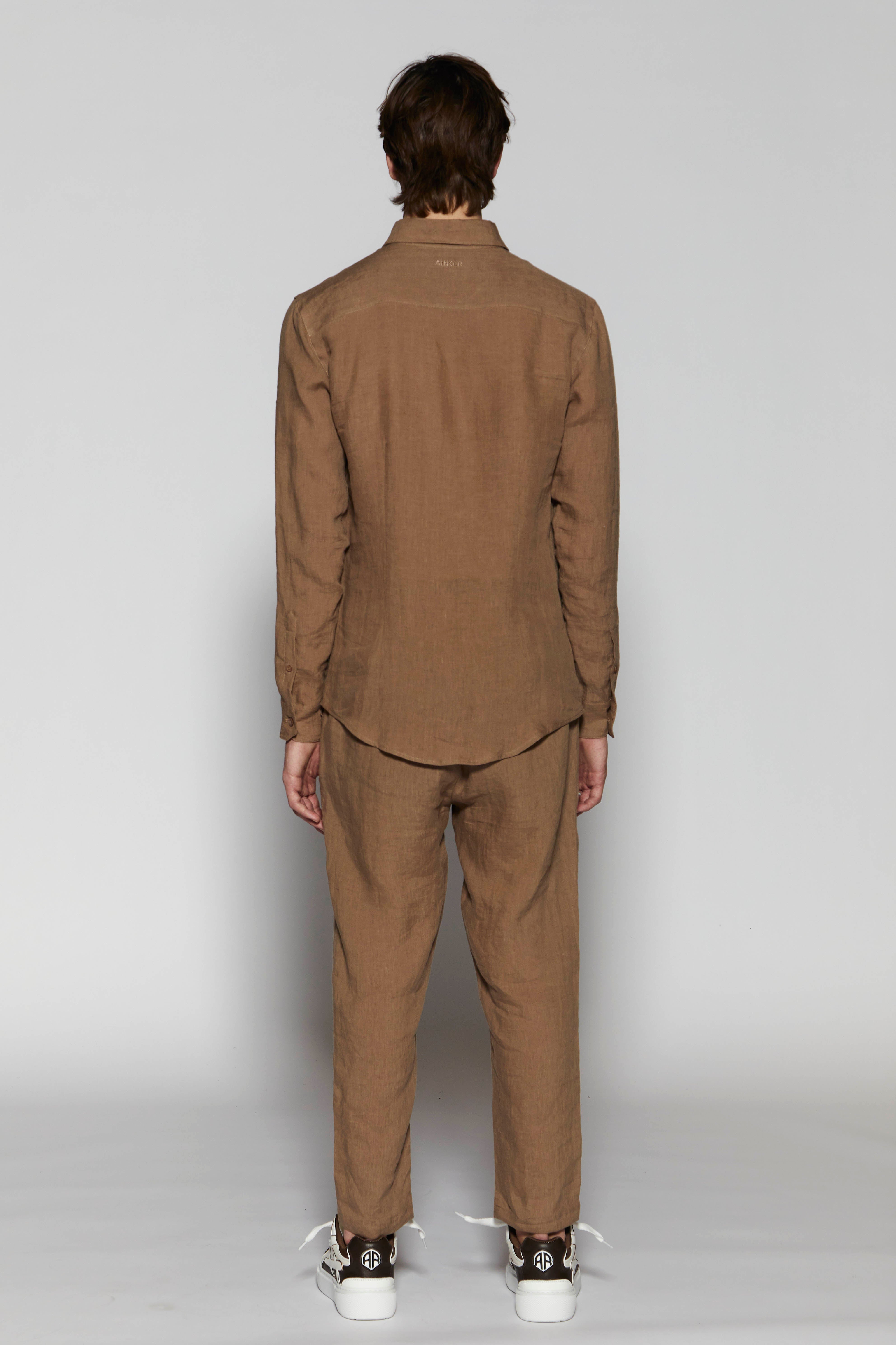 Linen 403 Mocha Pants