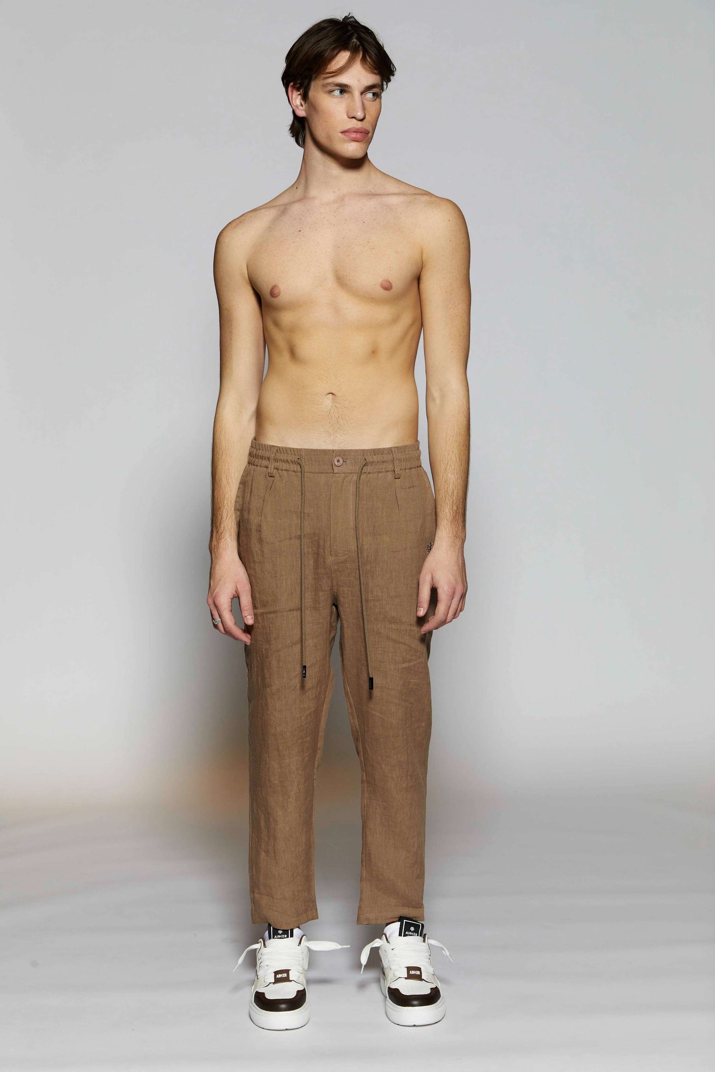 Linen 403 Mocha Pants