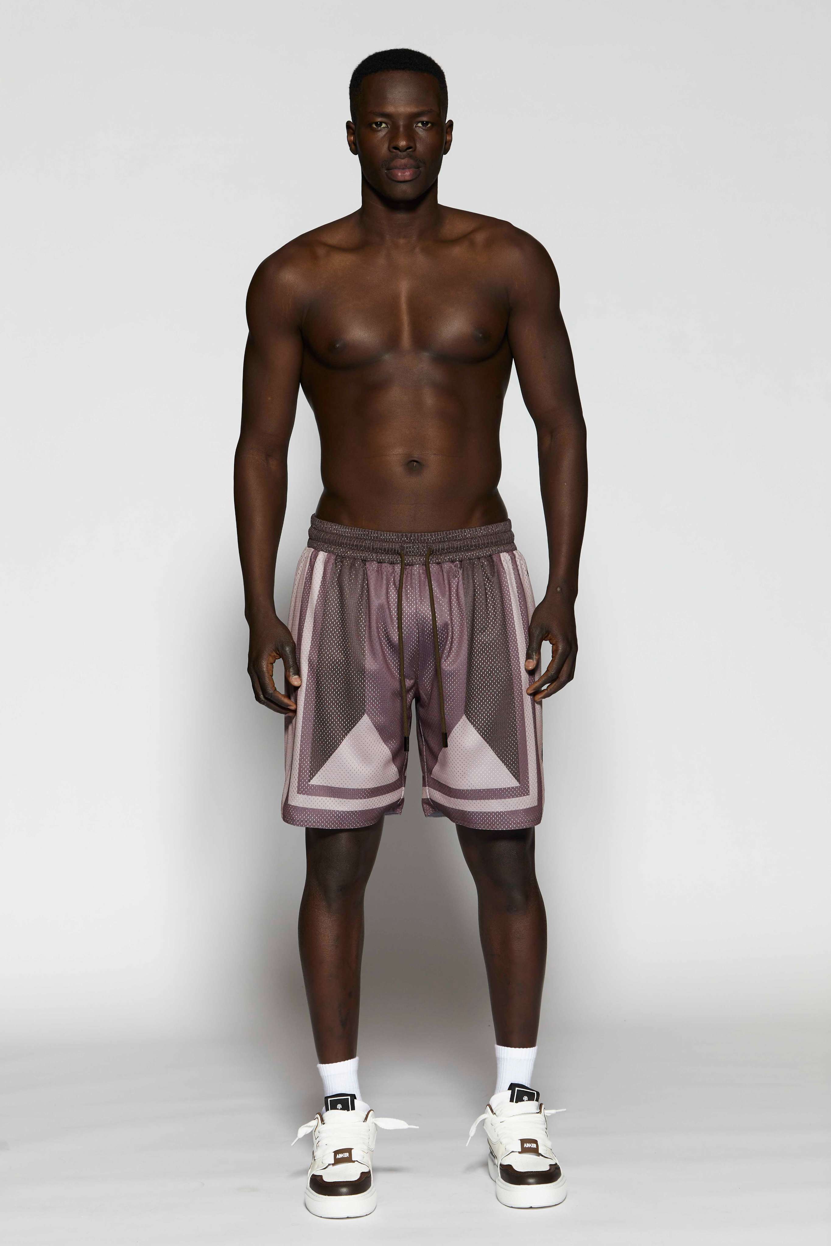 Stripe BB 273 Mocha Short Pant