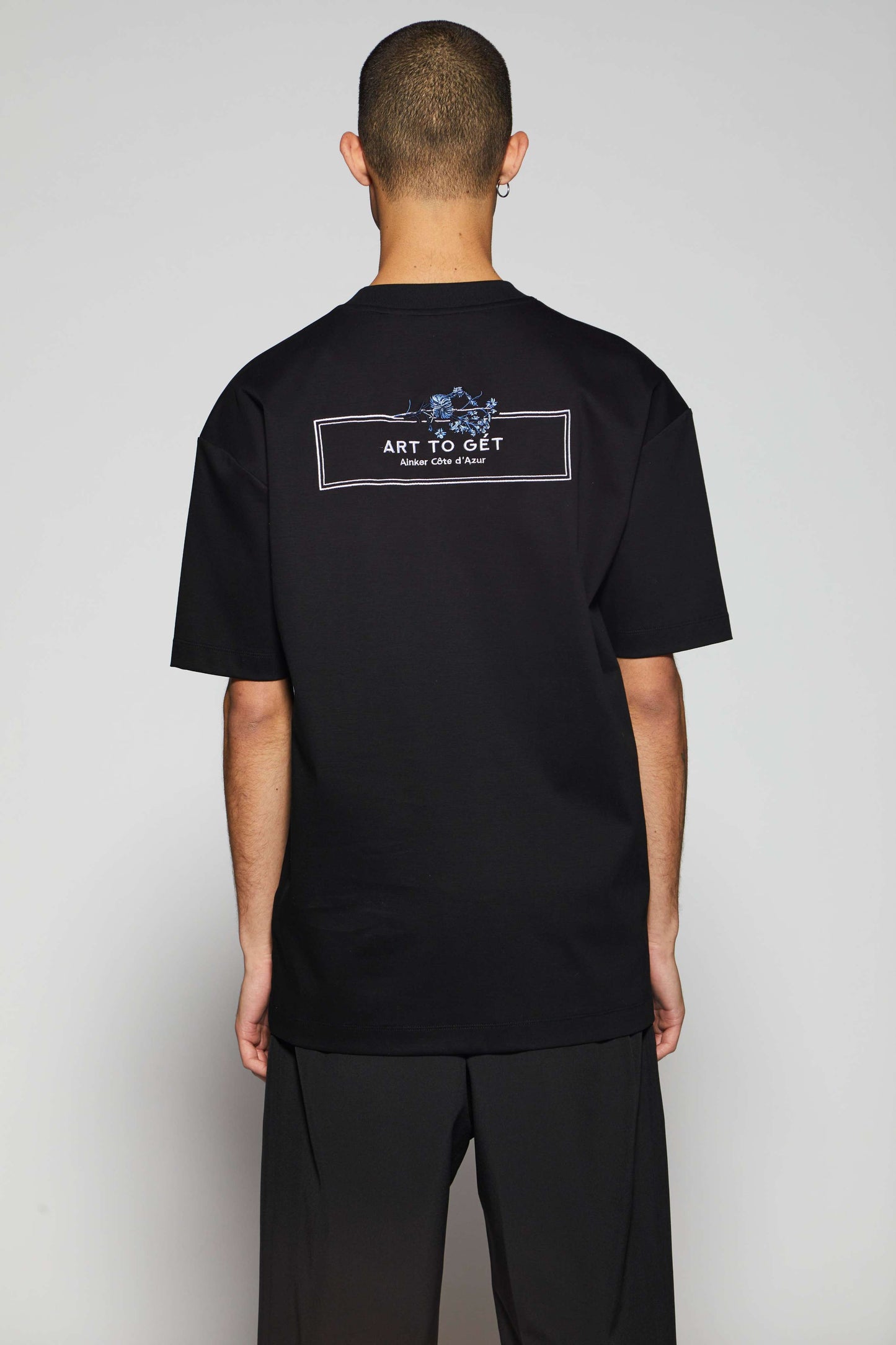 Cote d' Azur Black T-Shirt