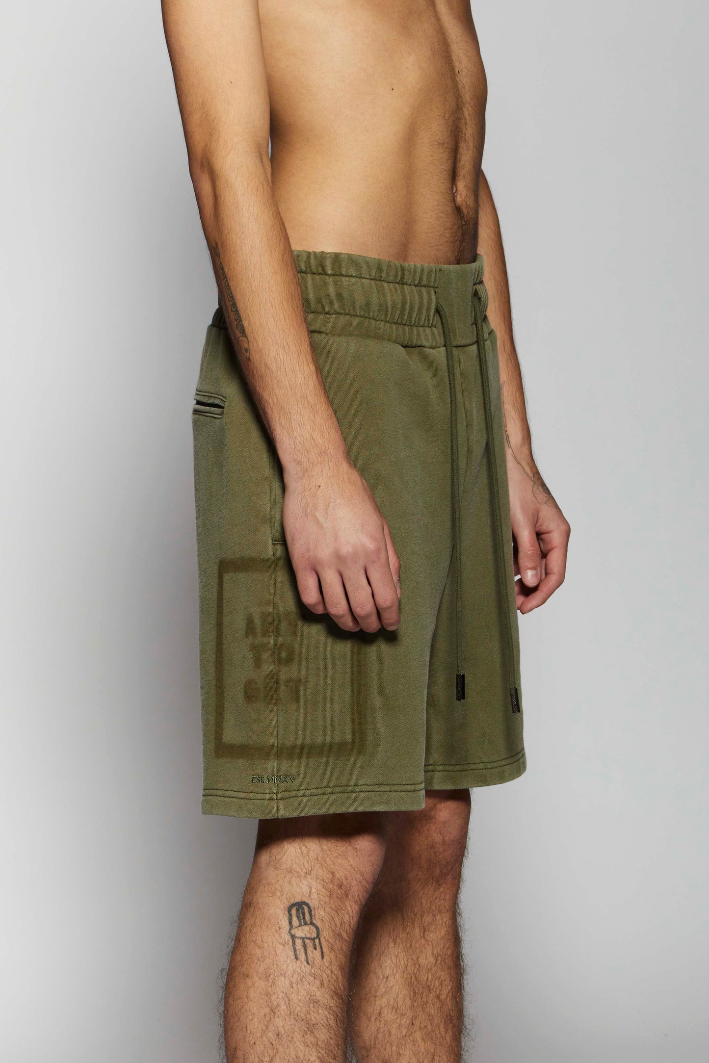 Art To Get Green Wash Short Pant