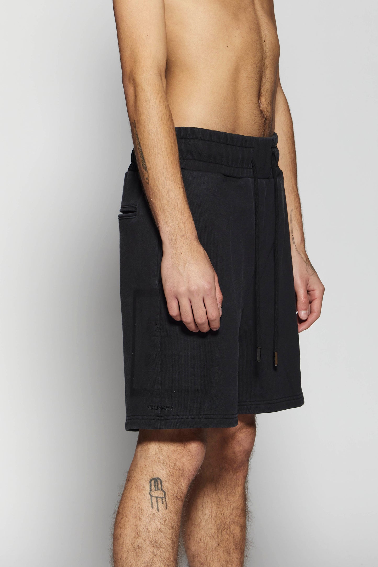 Art To Get Black Wash Short Pant