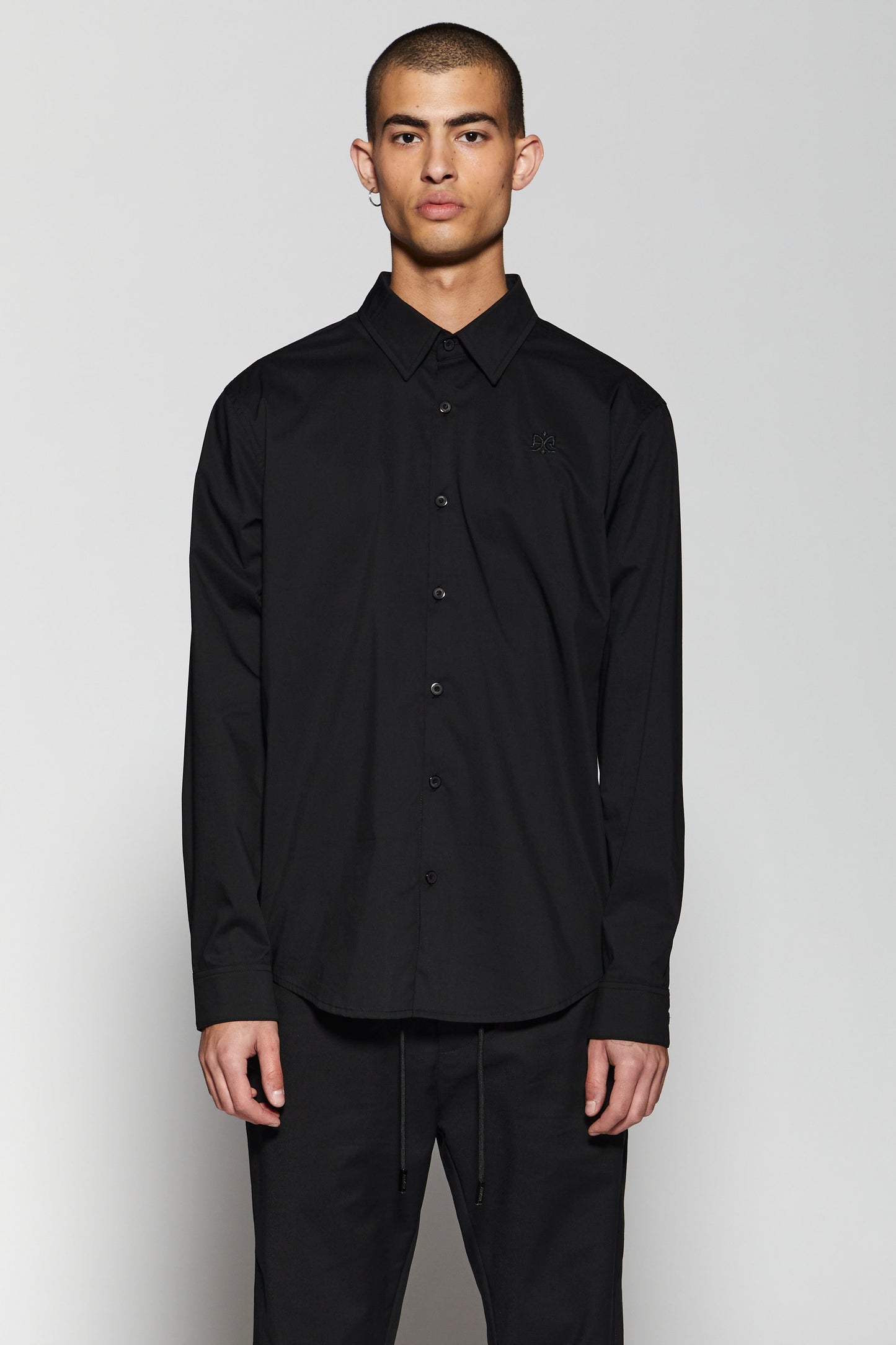 Black 004 Button Shirt