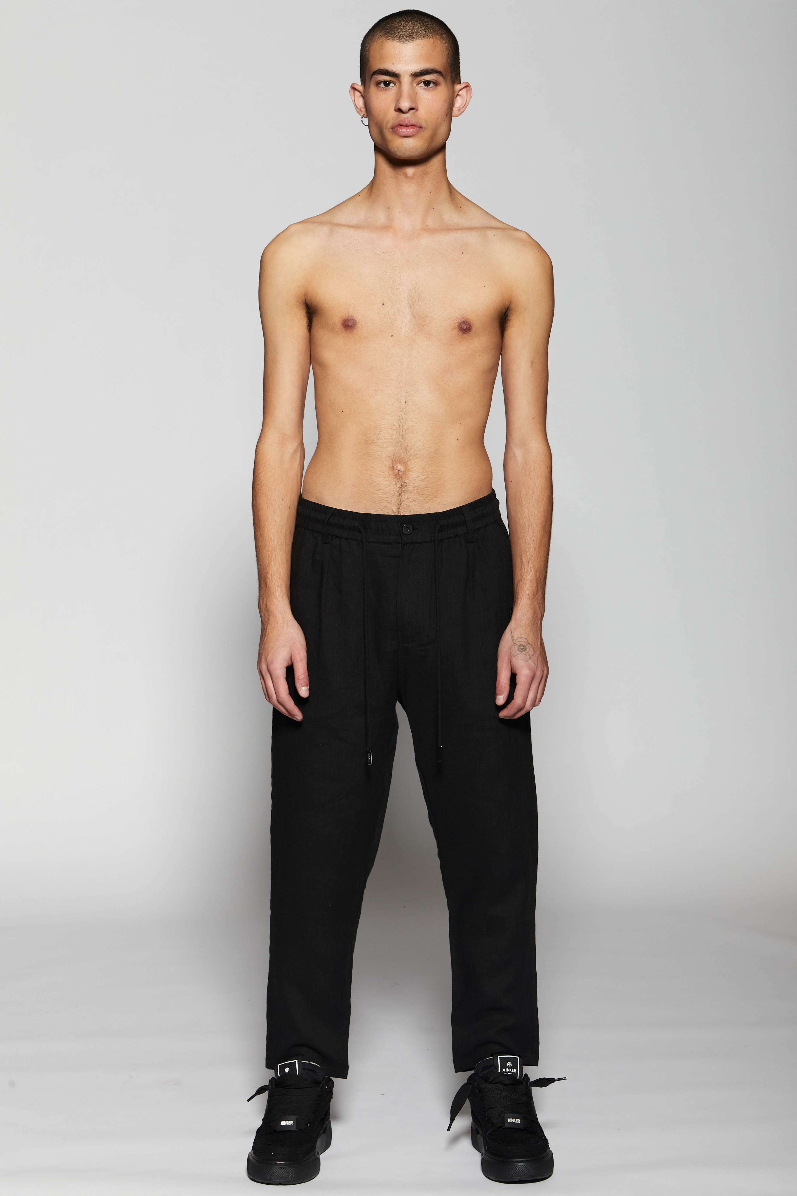 Linen 403 Black Pants