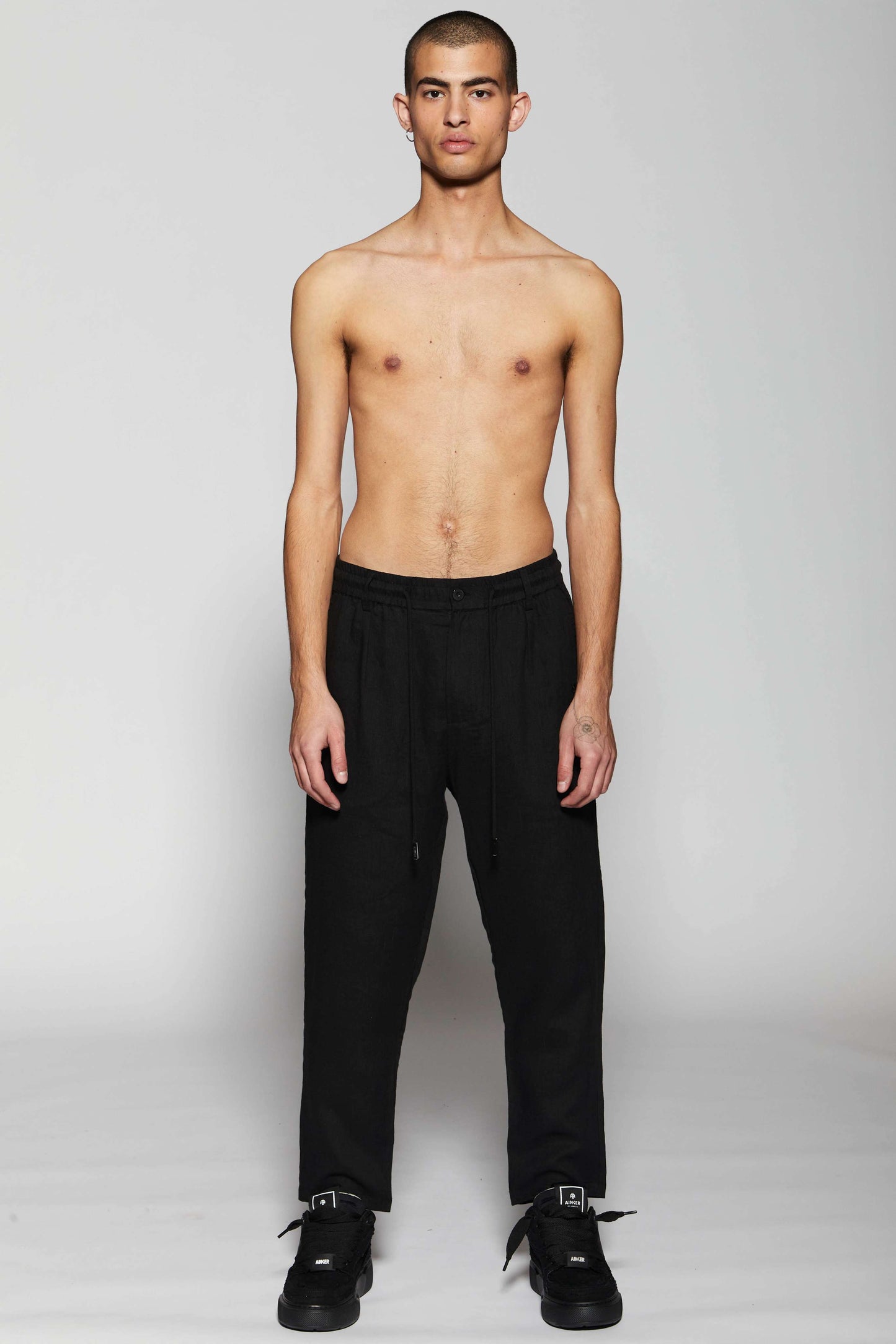 Linen 403 Black Pants