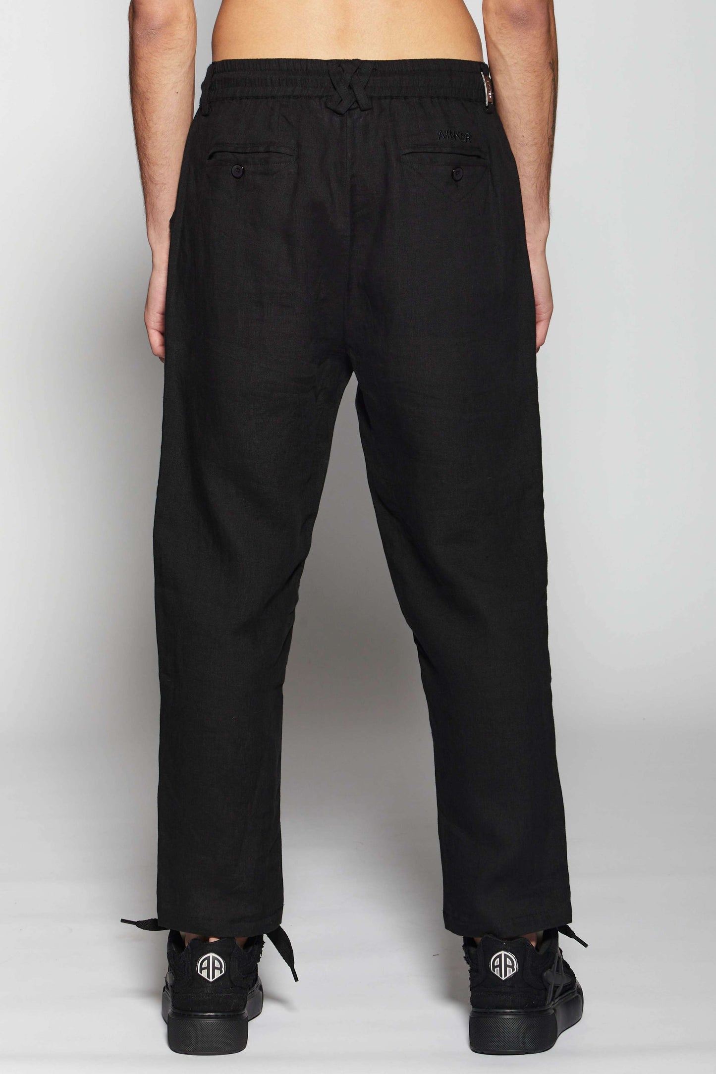 Linen 403 Black Pants