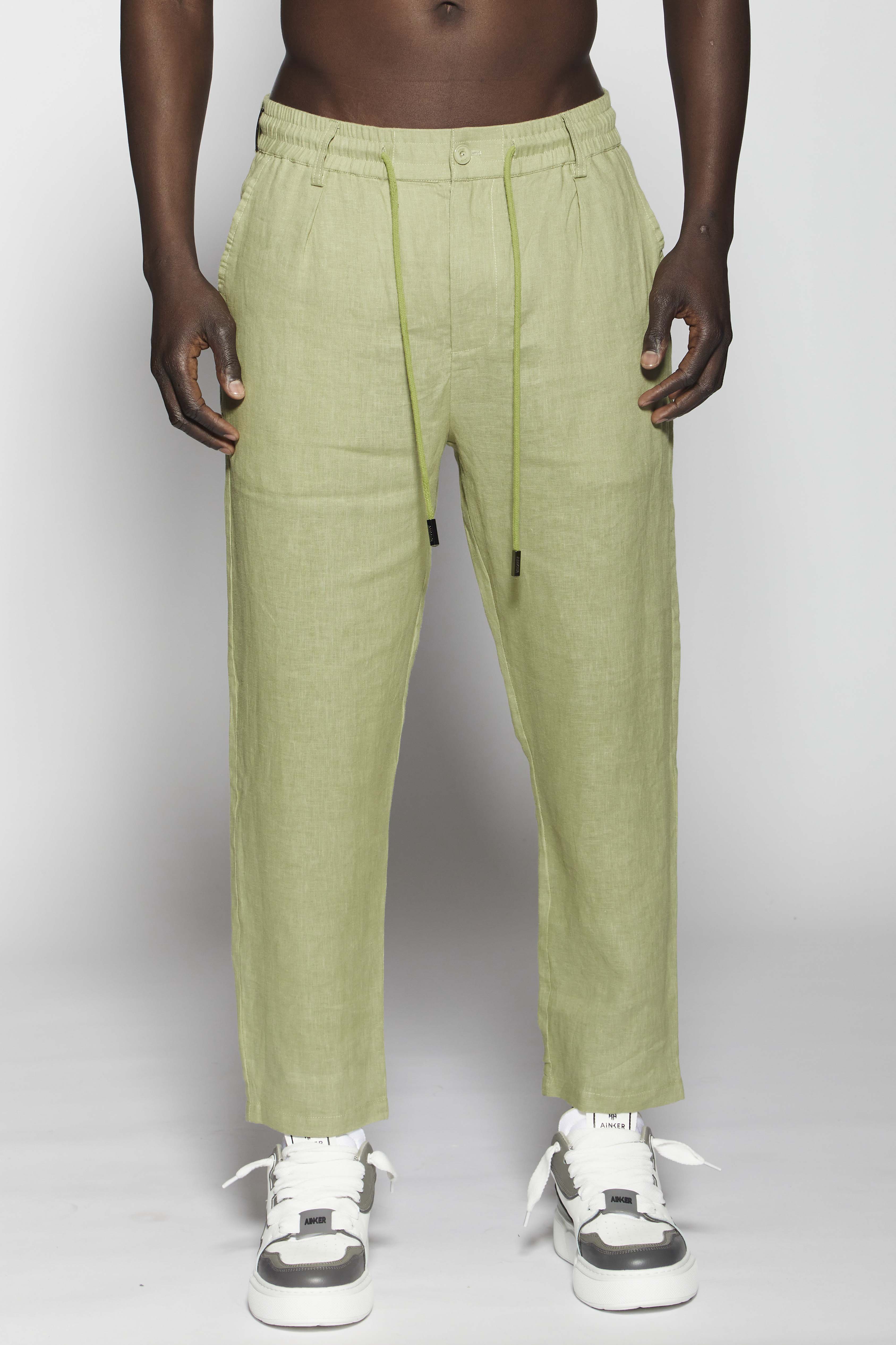 Linen 403 Green Pants