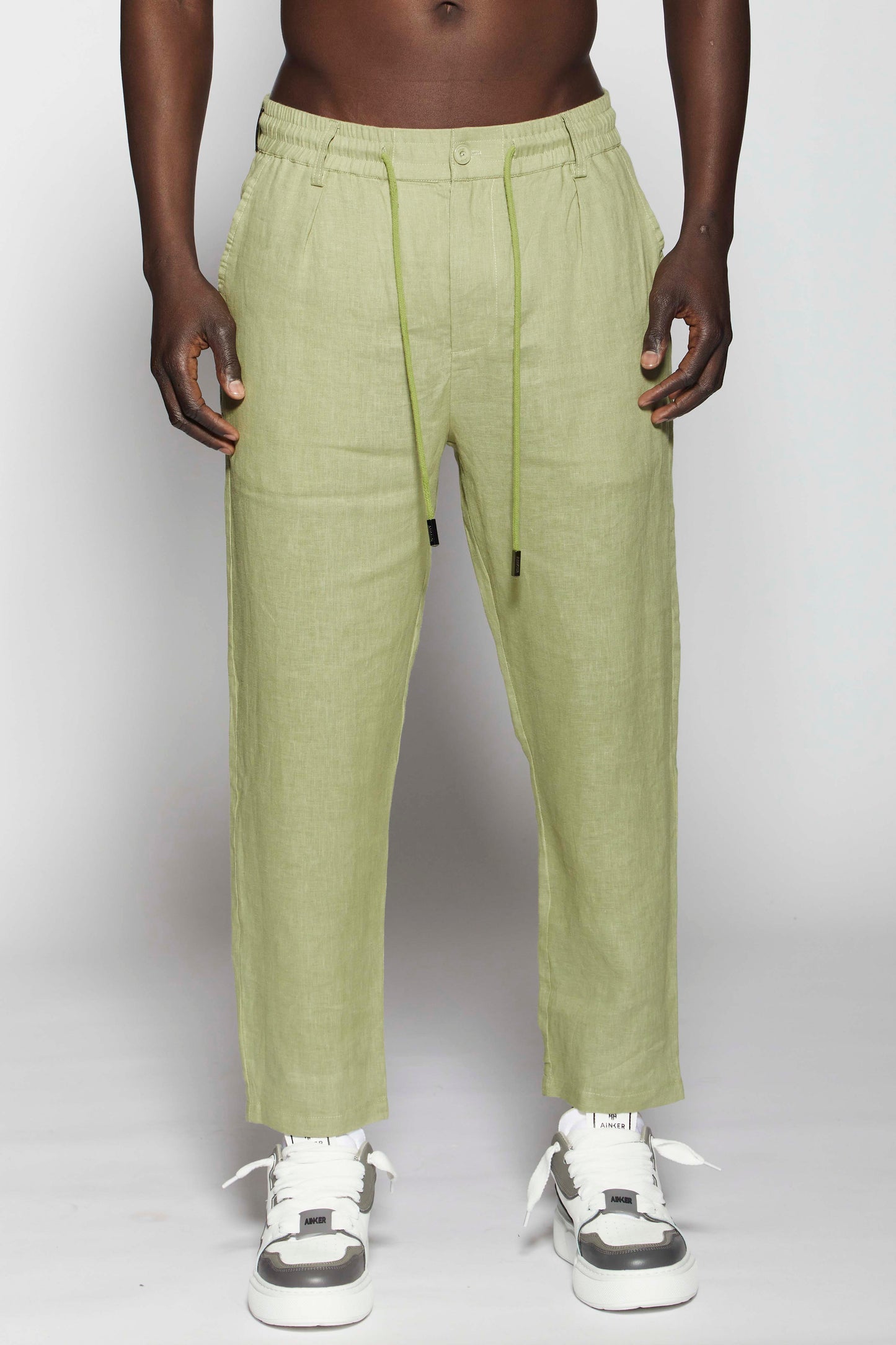 Linen 403 Green Pants