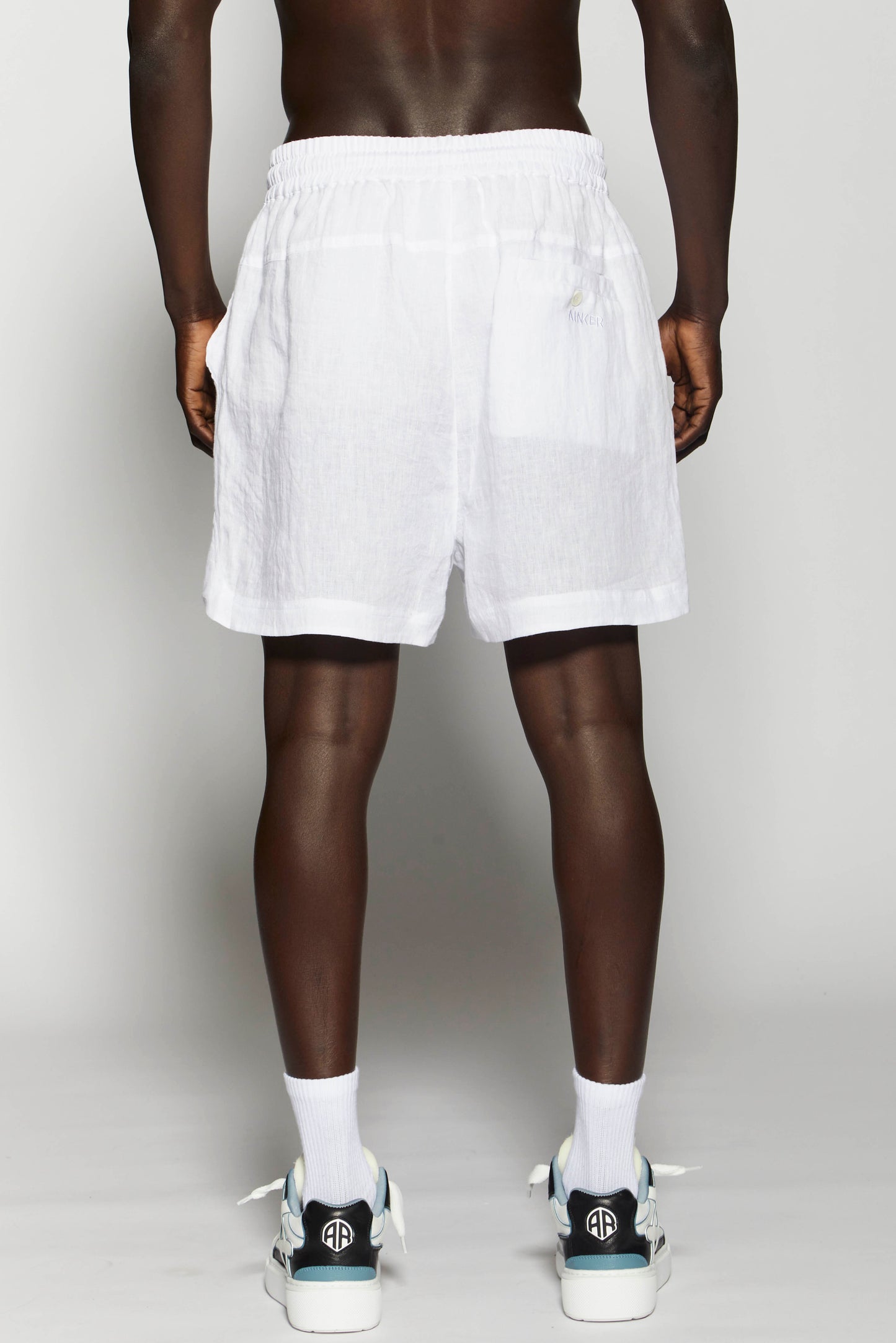 Linen Short White Pants