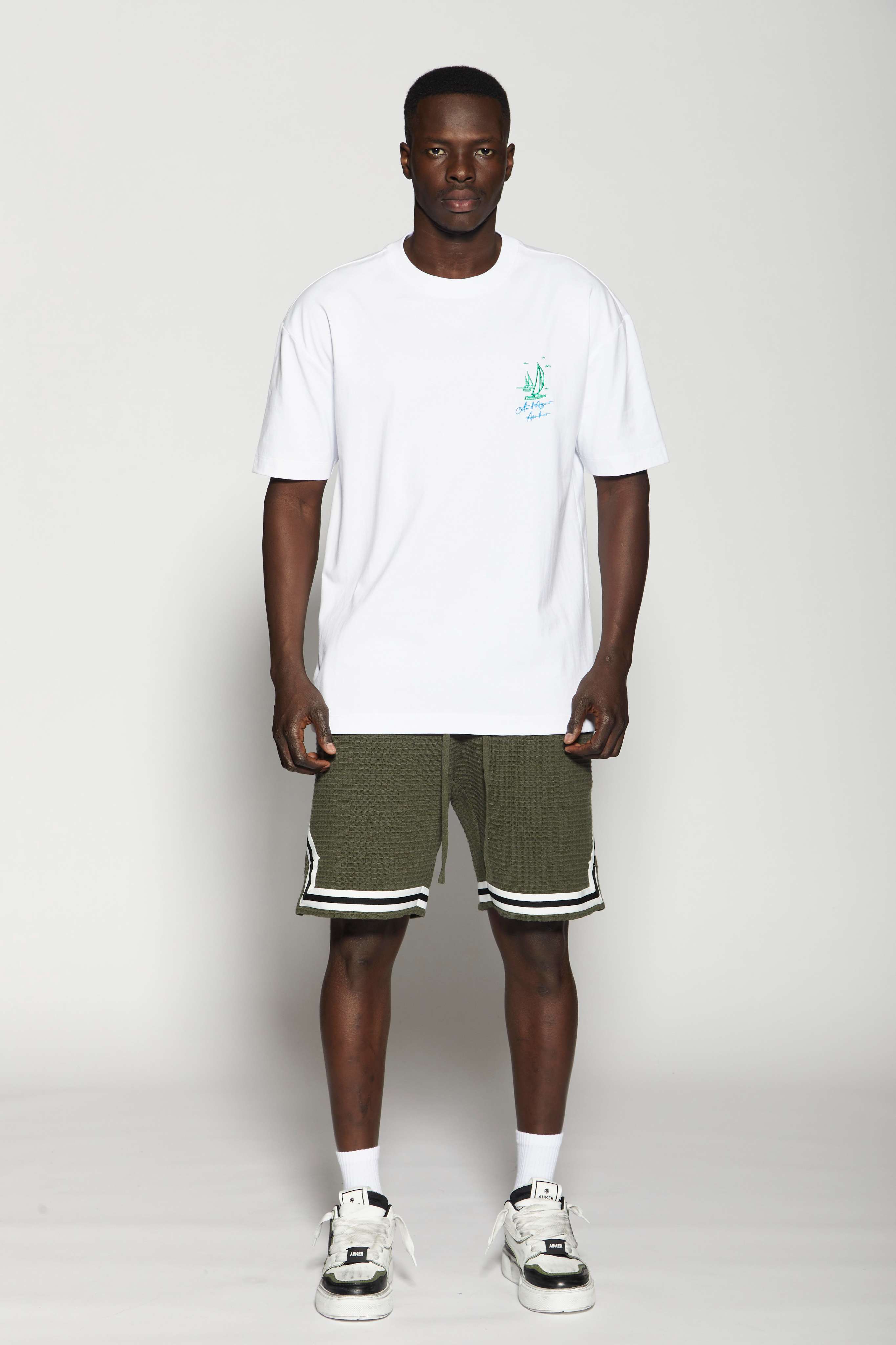 AINKER BB 275 Waffle Green Short Pant