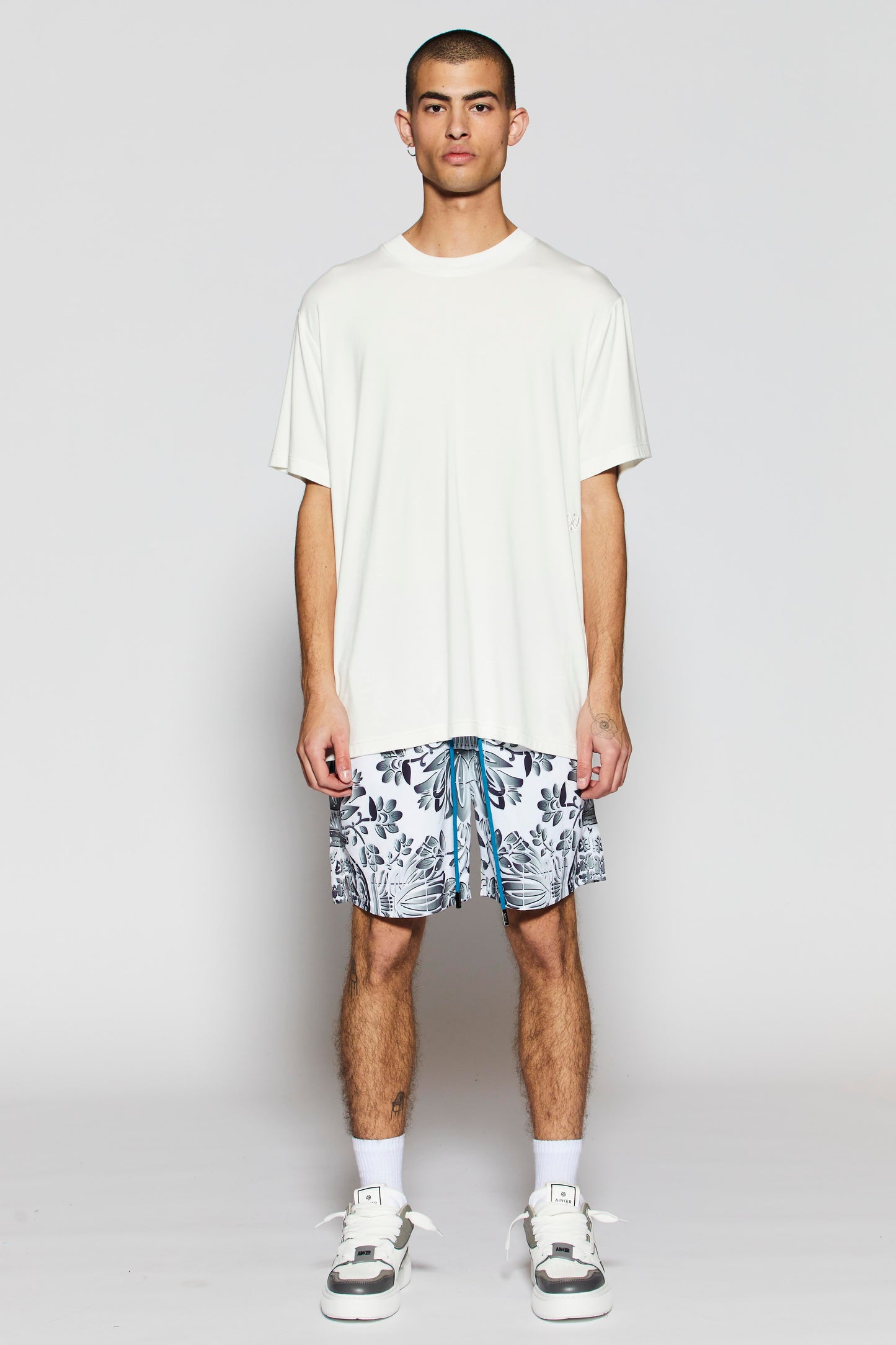 Flower 280 Gray Swimwear