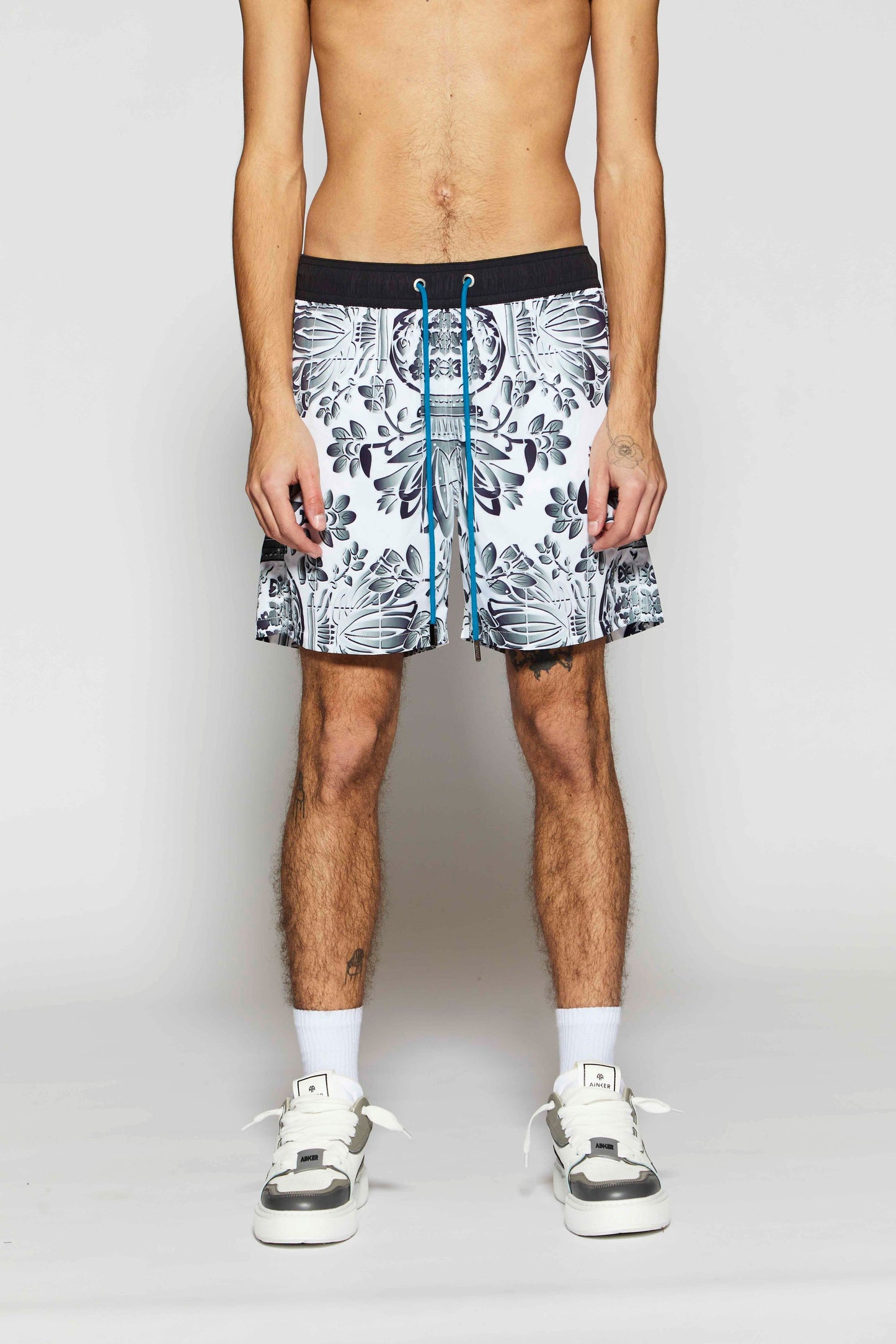 Flower 280 Gray Swimwear