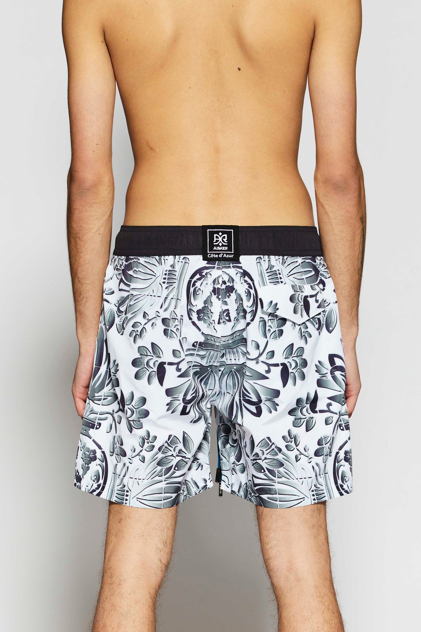 Flower 280 Gray Swimwear