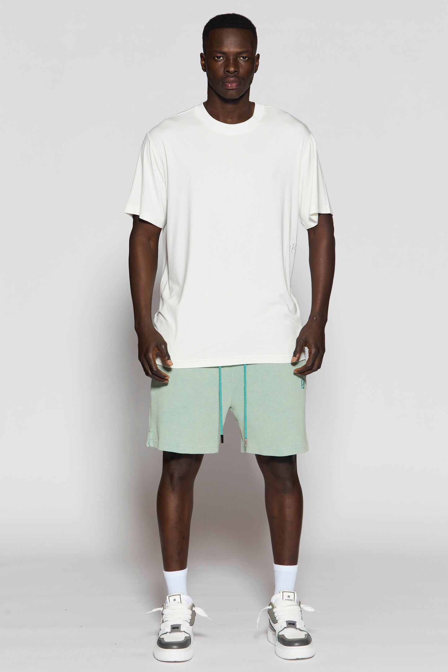 Waffle 272 Turquoise Wash Short Pant