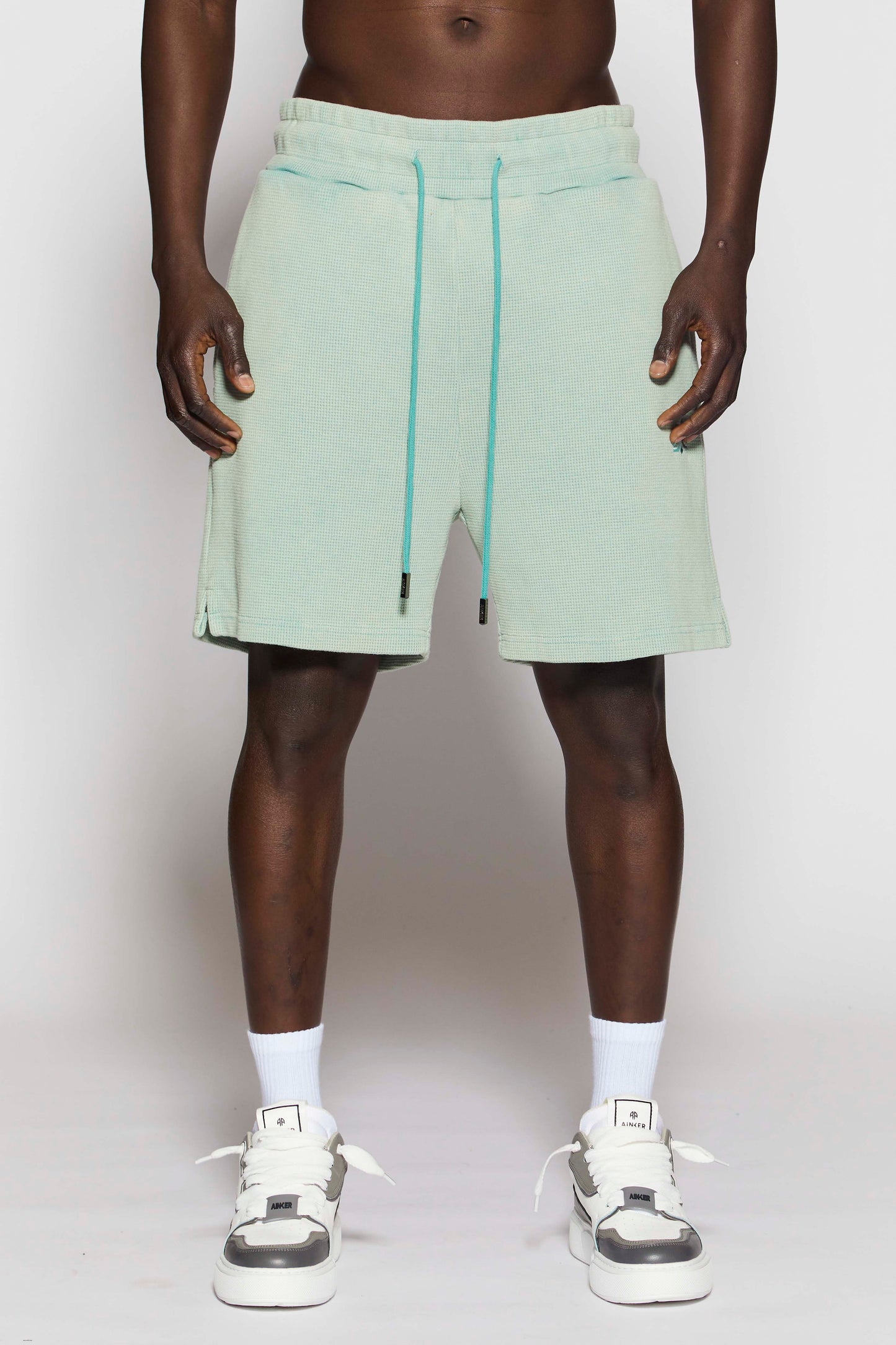 Waffle 272 Turquoise Wash Short Pant