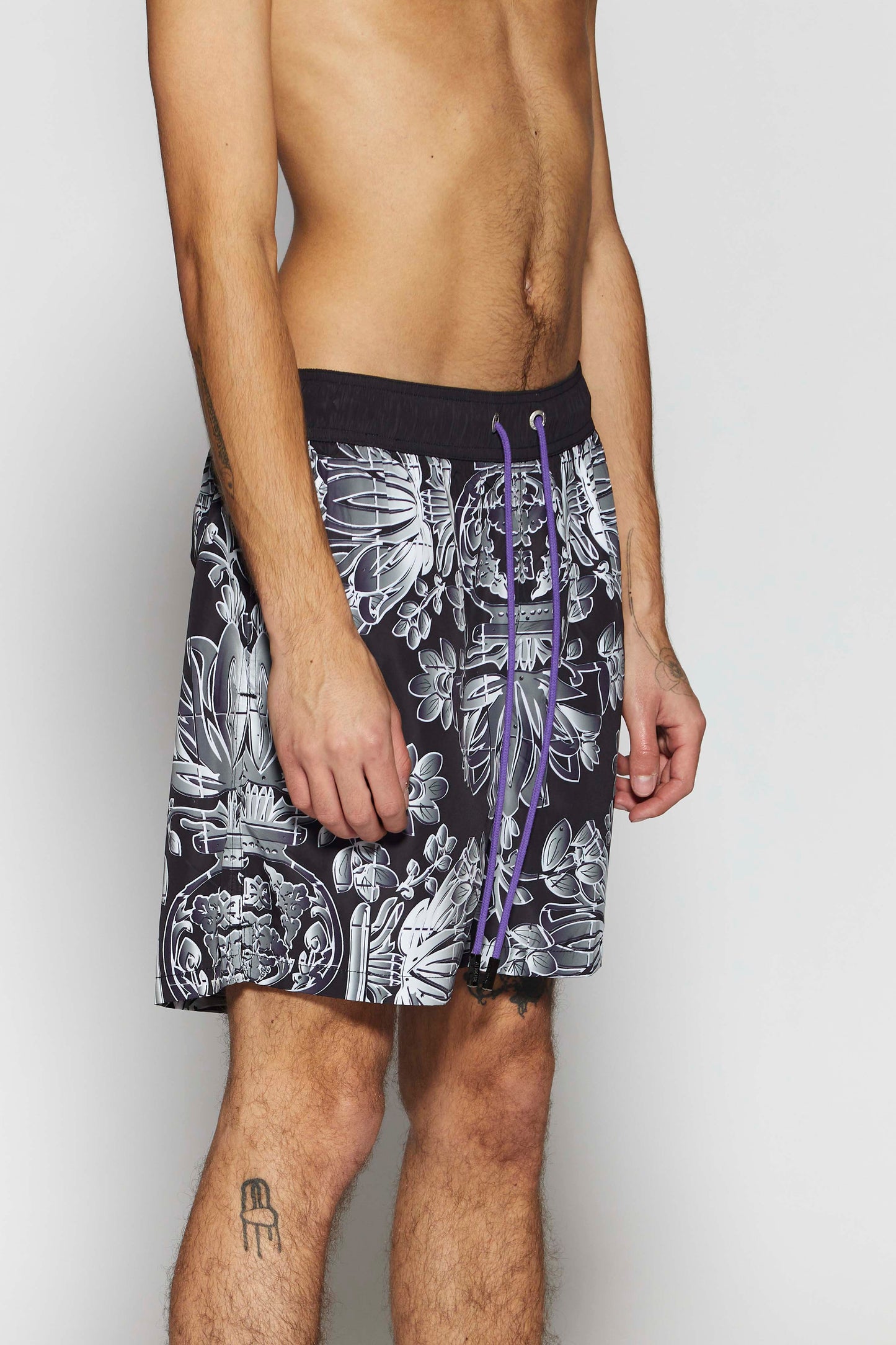 Flower 280 Black Swimwear