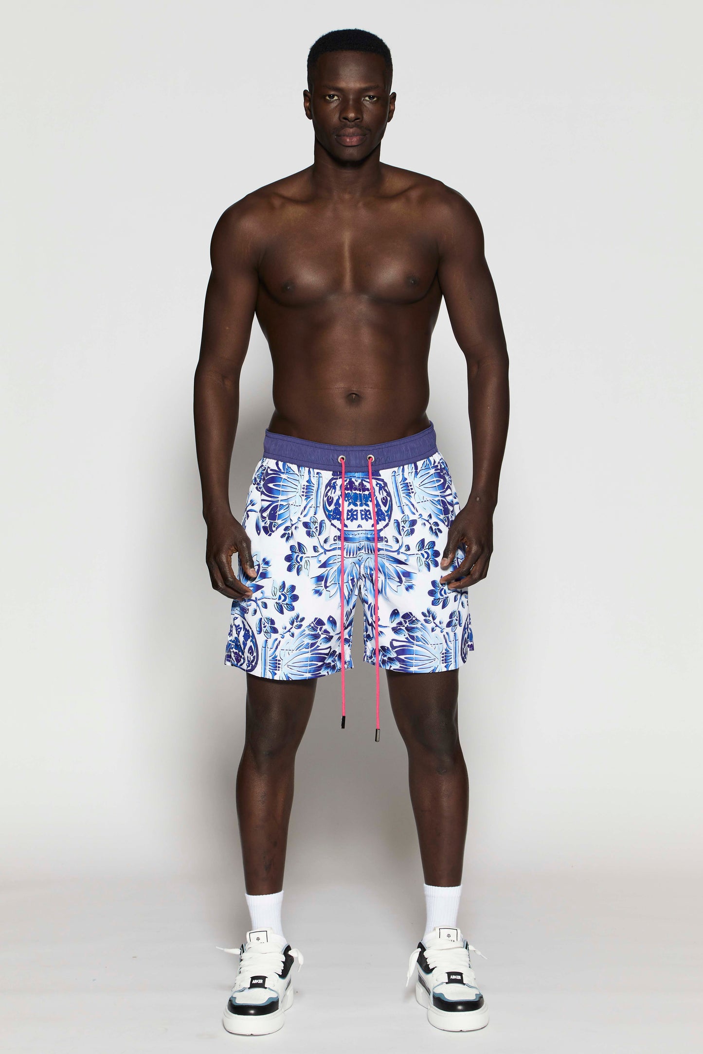 Flower 280 Blue Swimwear