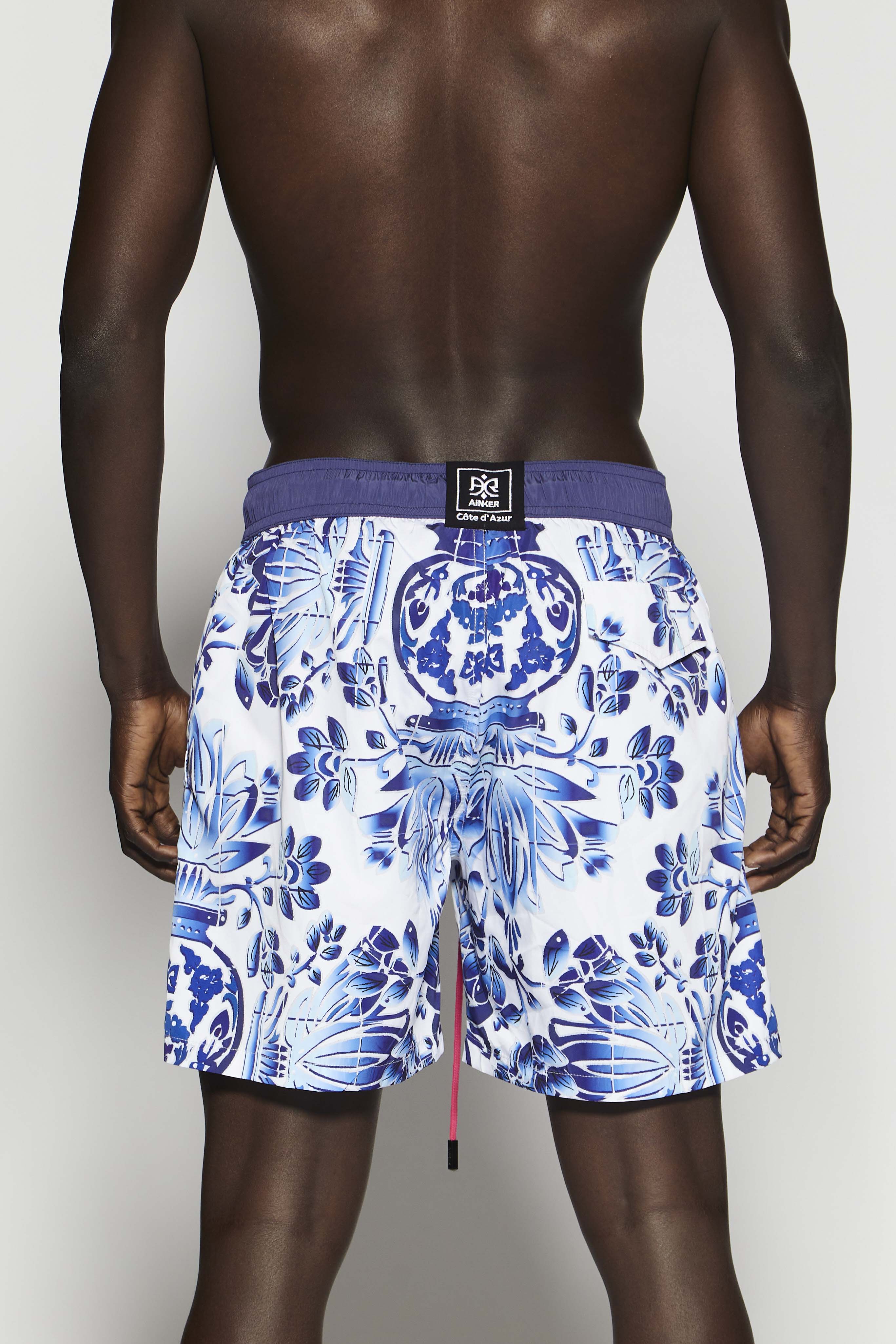 Flower 280 Blue Swimwear