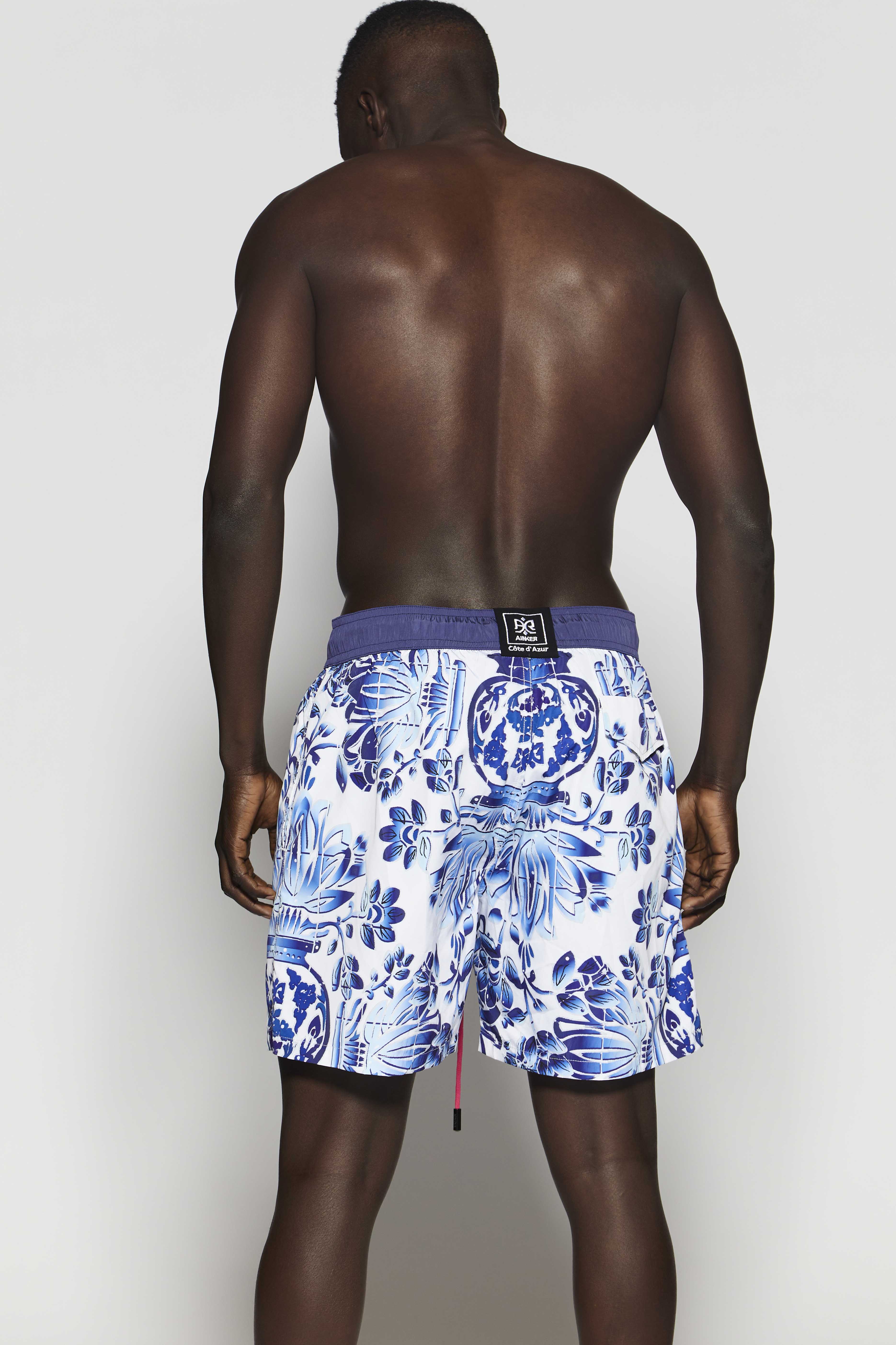 Flower 280 Blue Swimwear