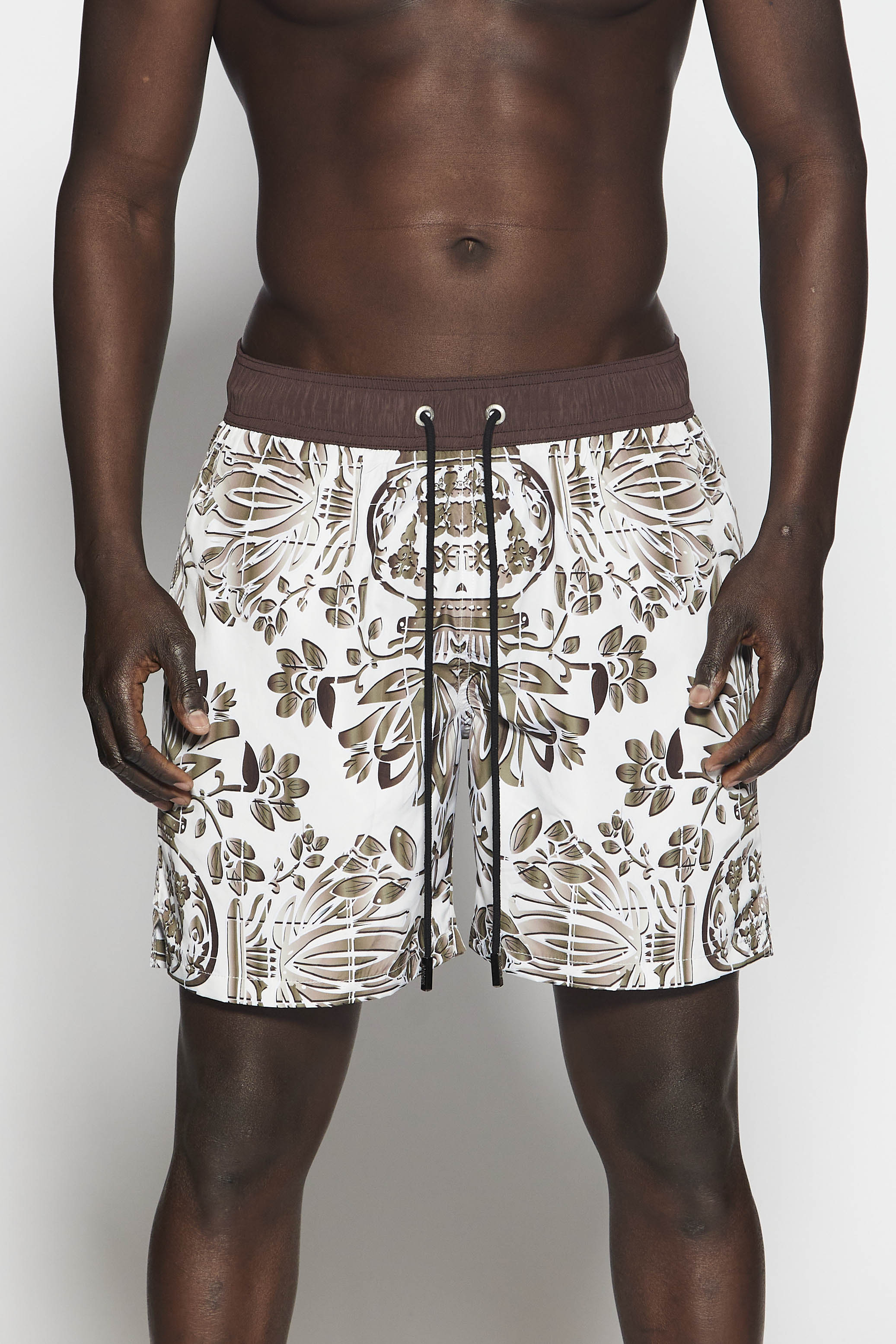Flower 280 Brown Swimwear