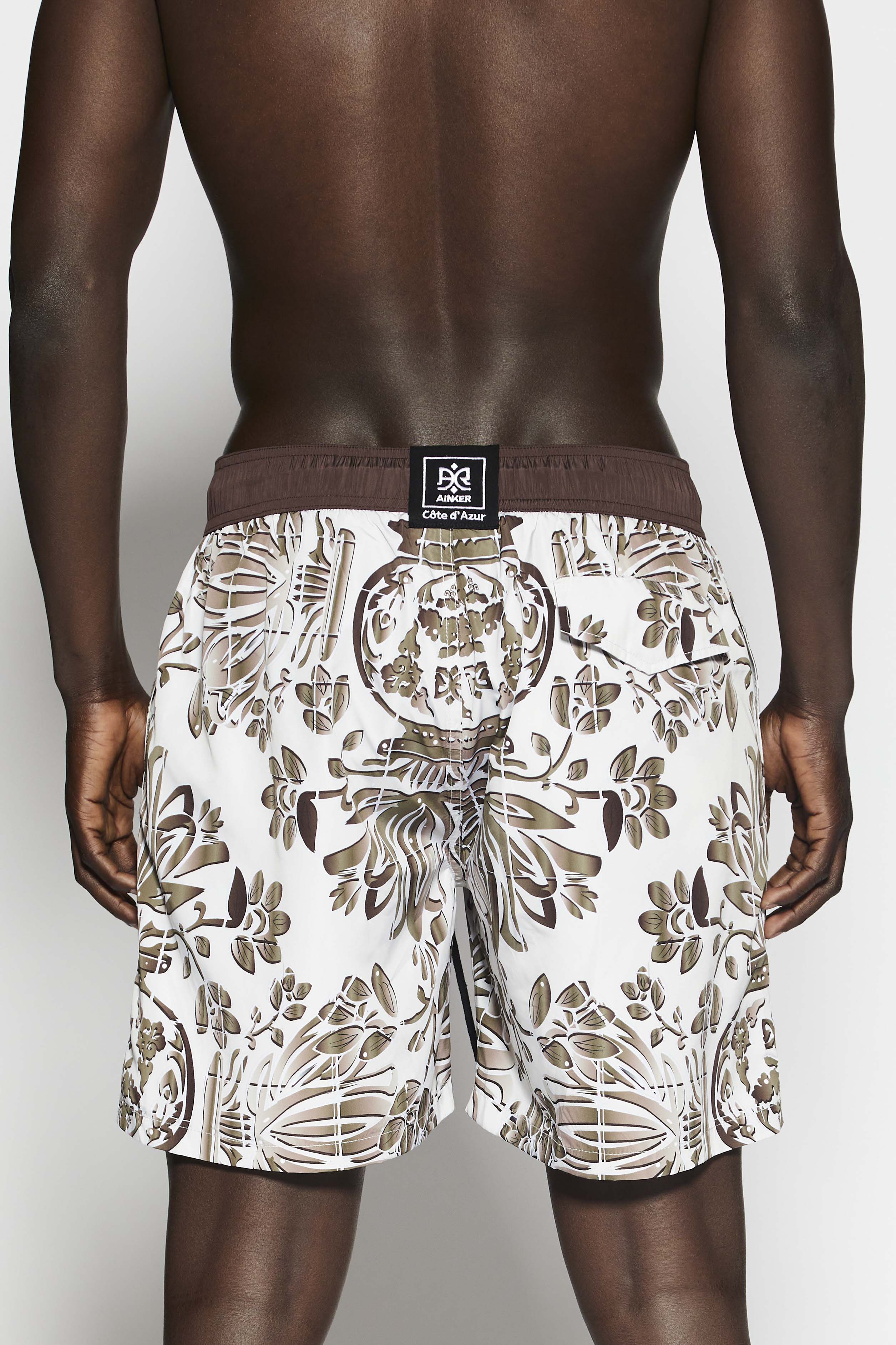 Flower 280 Brown Swimwear