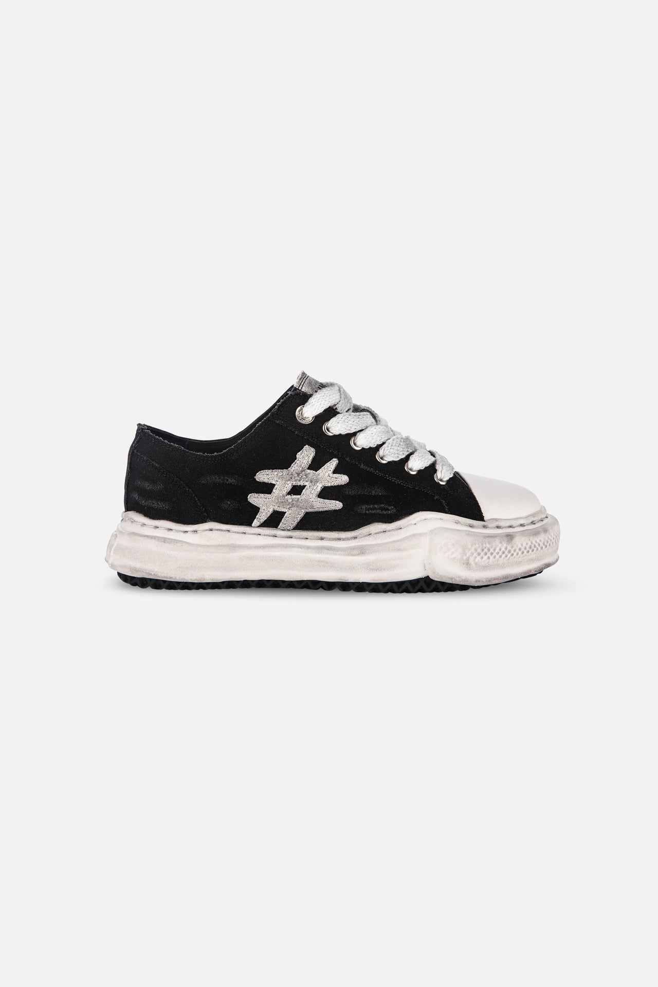 Super Ball Black Canvas Sneakers