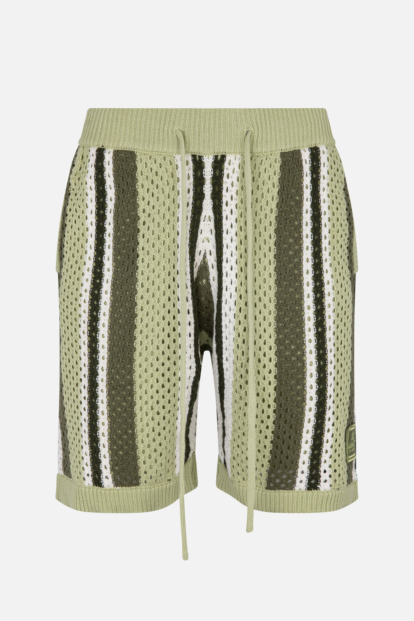 Green Knit Short Pant