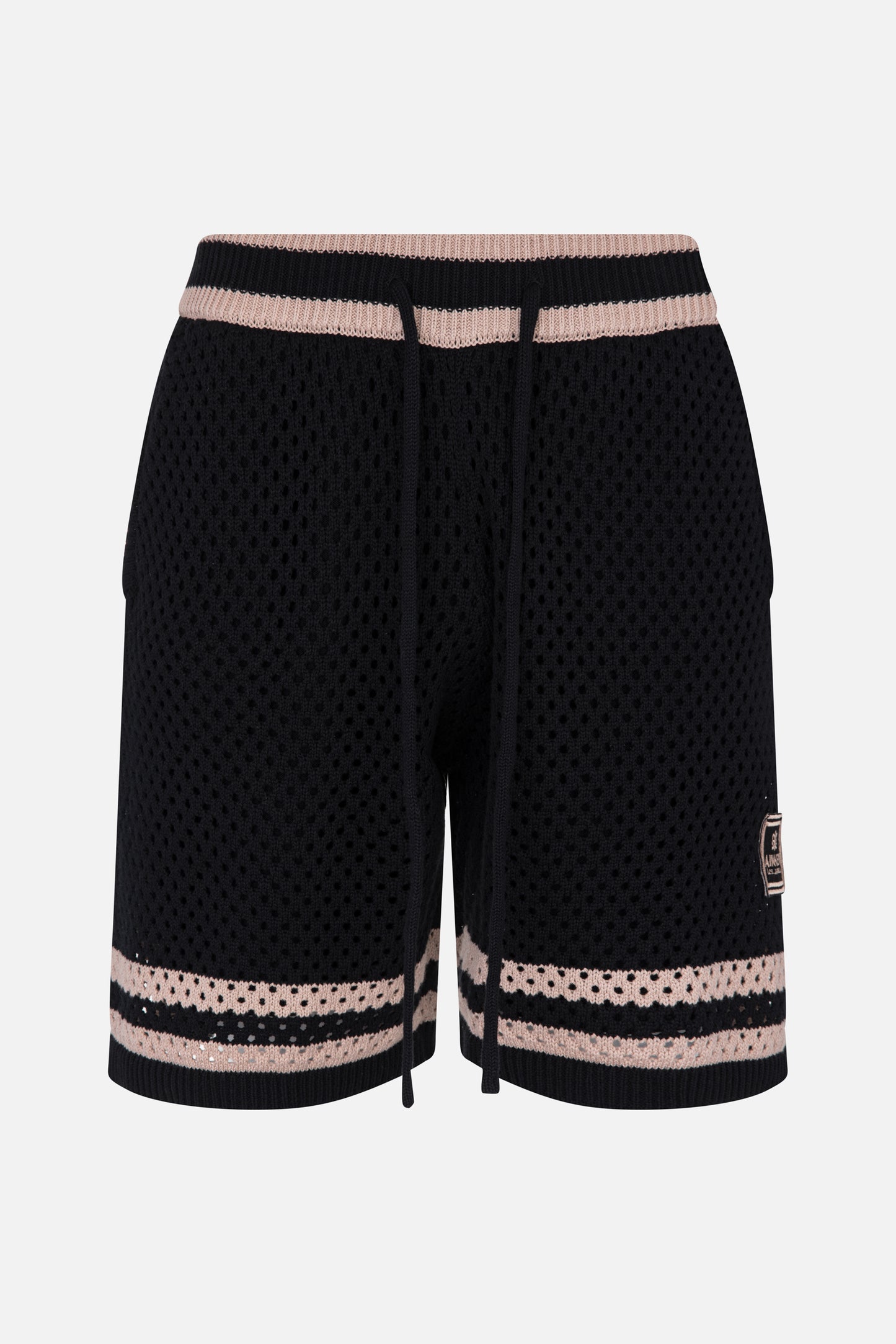 Black Mesh Short Pant