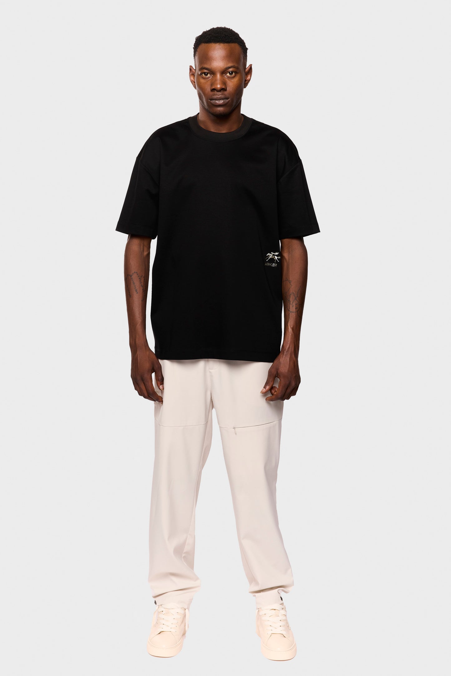 Mercerized 541 Black T-Shirt